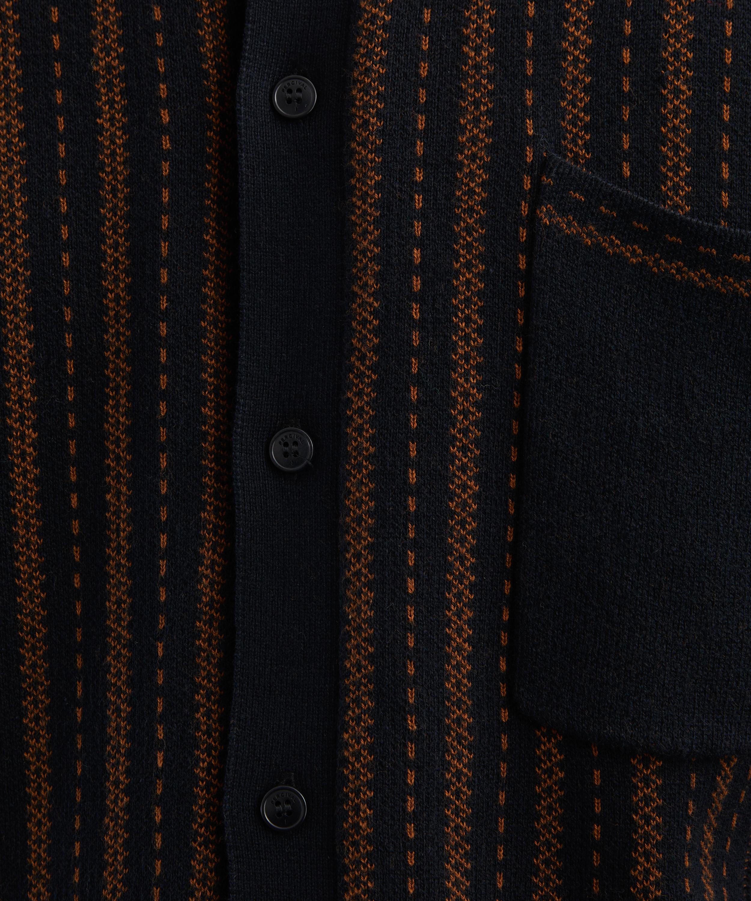 Percival - Appendix Long Sleeve Knitted Shirt image number 4