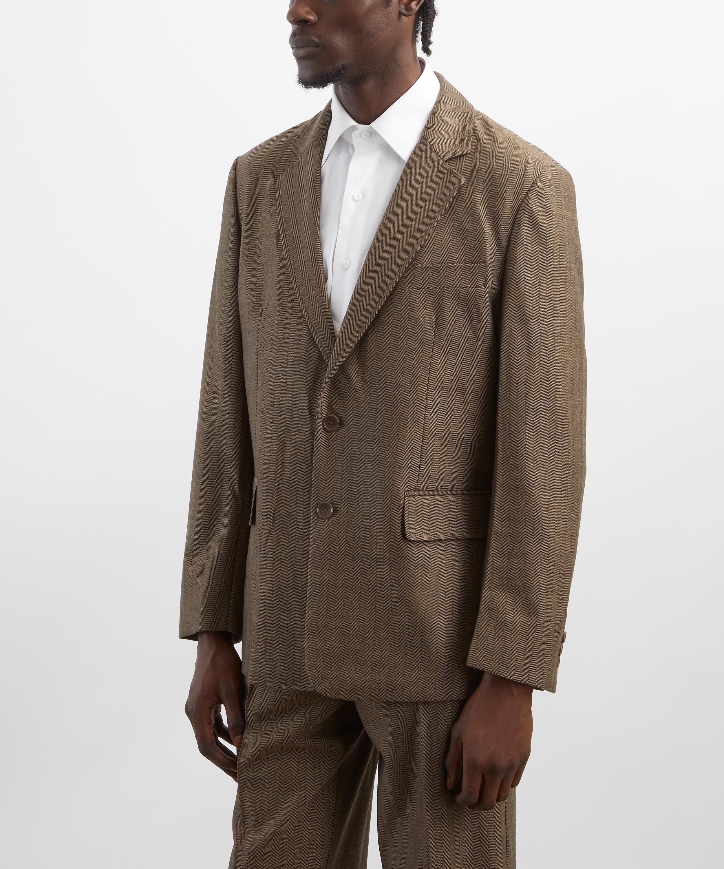Percival - Grounds Herringbone Wool Blazer image number 2