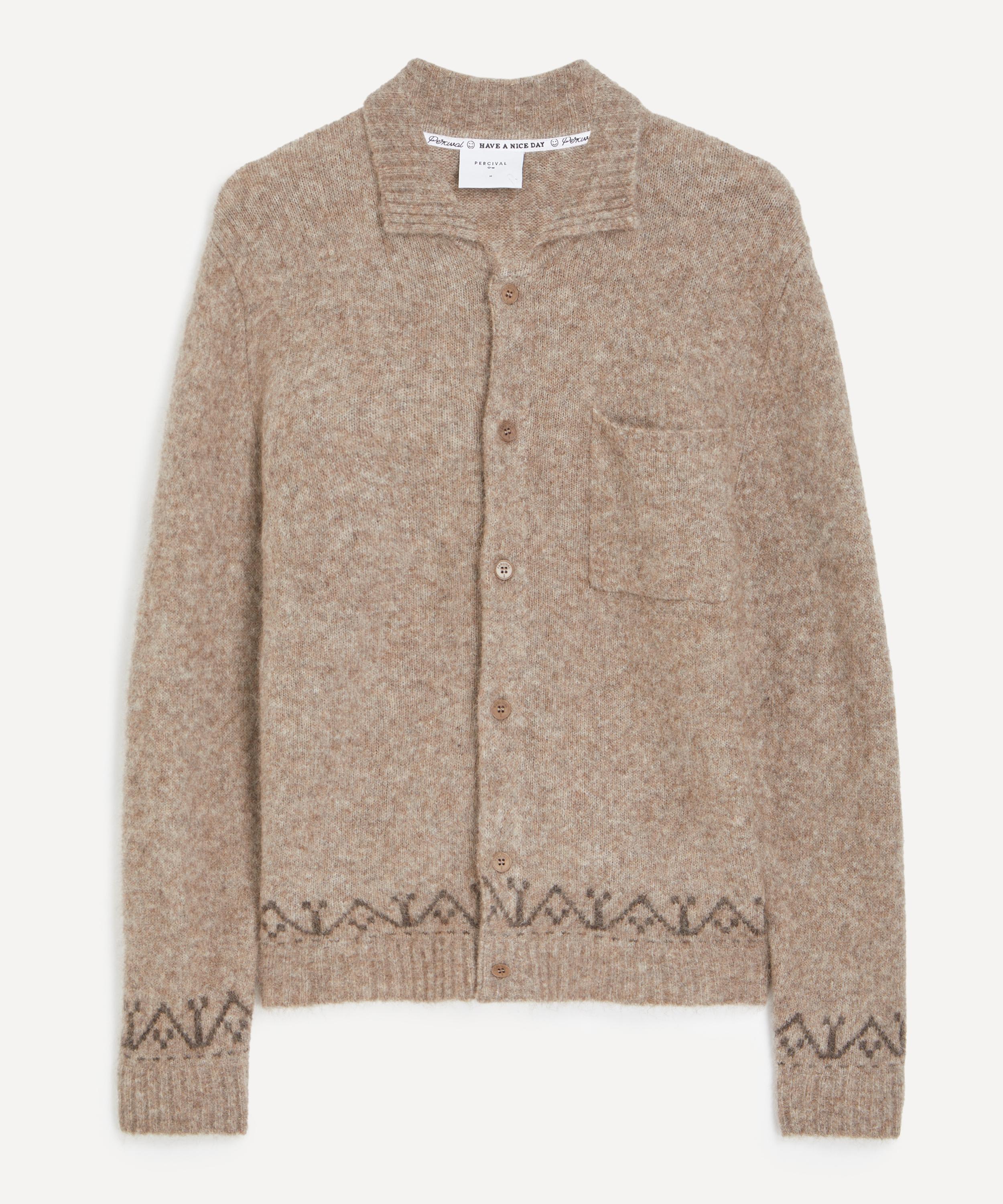 Percival - Novel Collared Cardigan