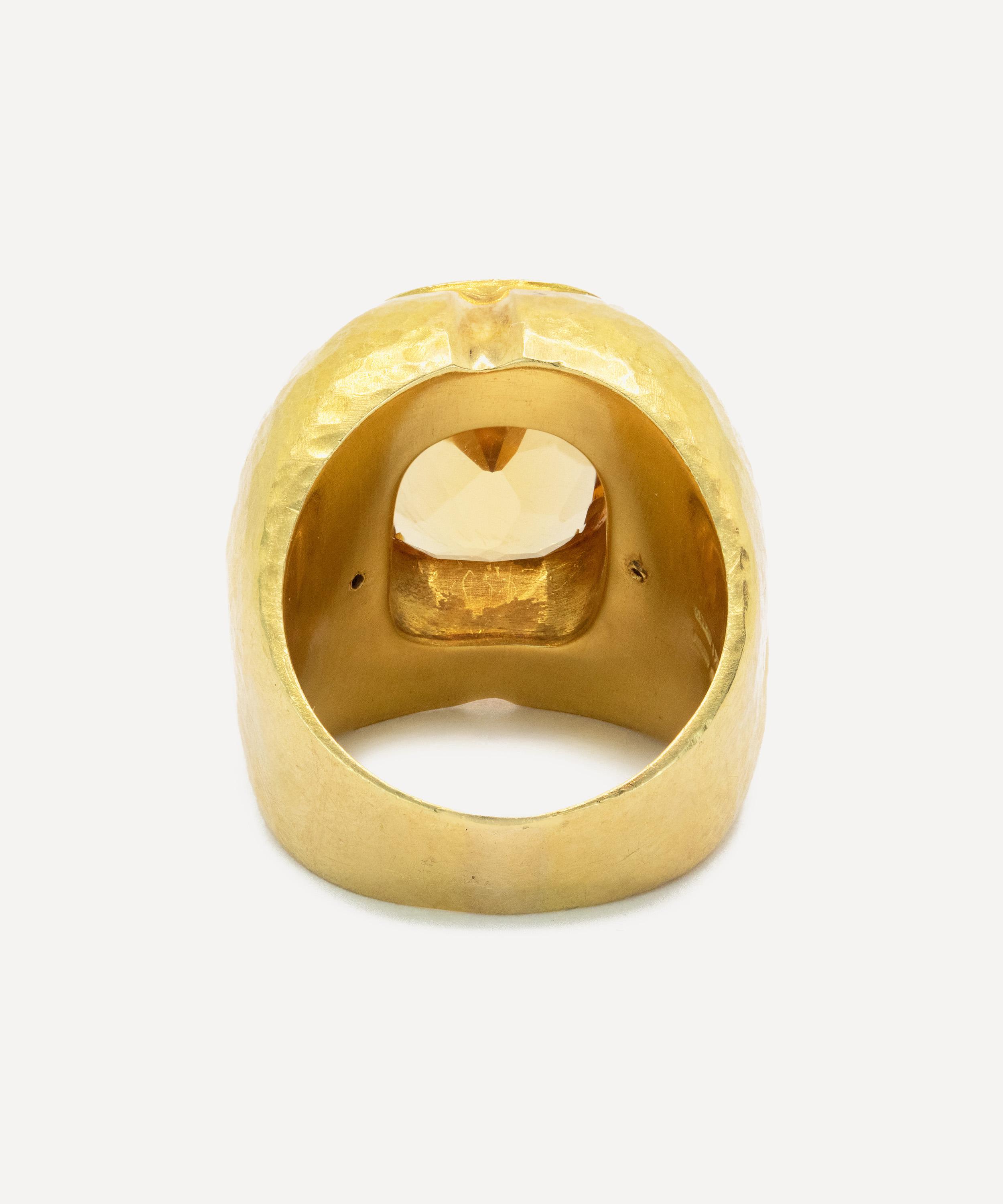 Kojis - 18ct Gold Citrine Ring image number 2