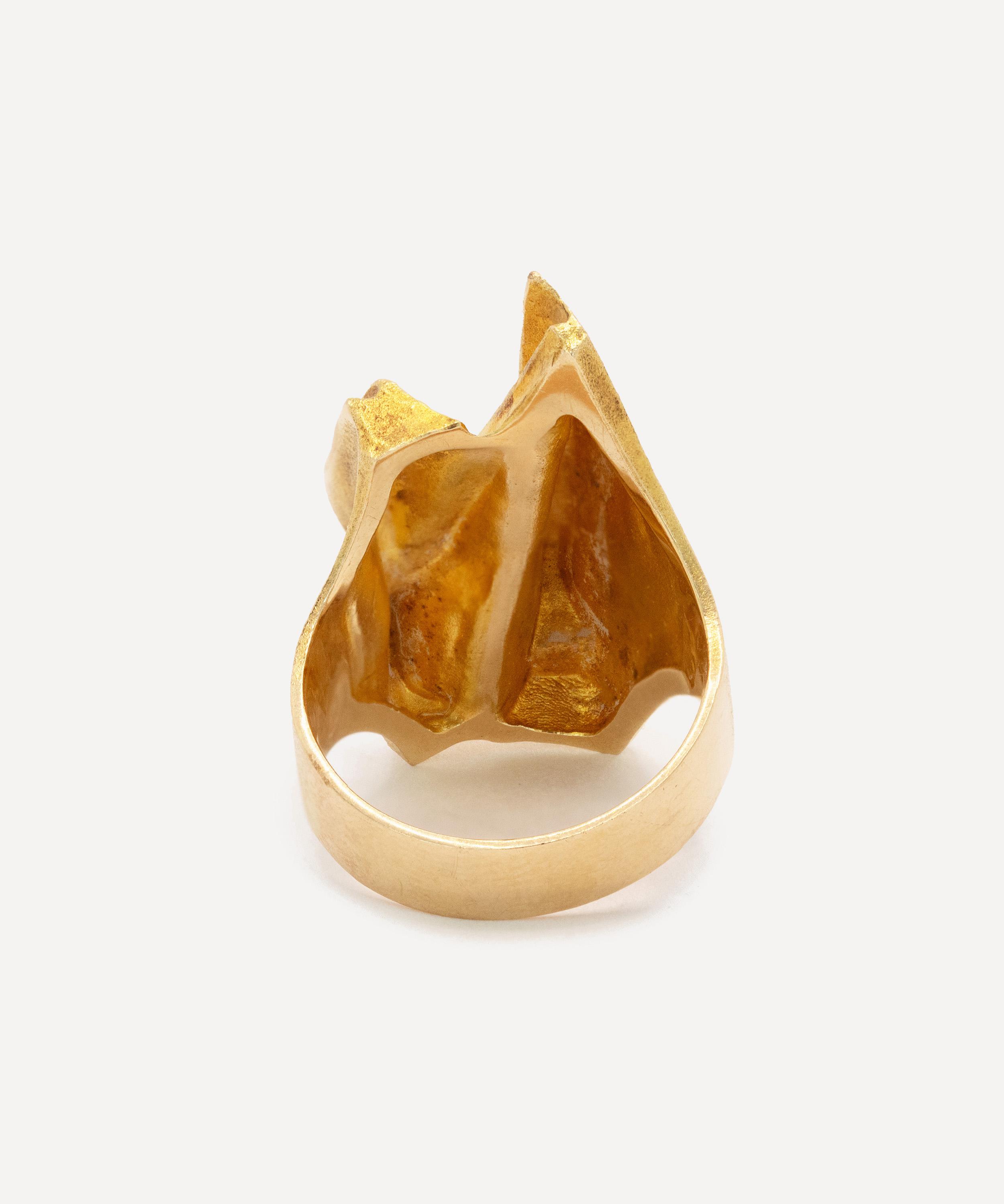 Kojis 14ct Gold Lapponia Green Tourmaline Ring | Liberty