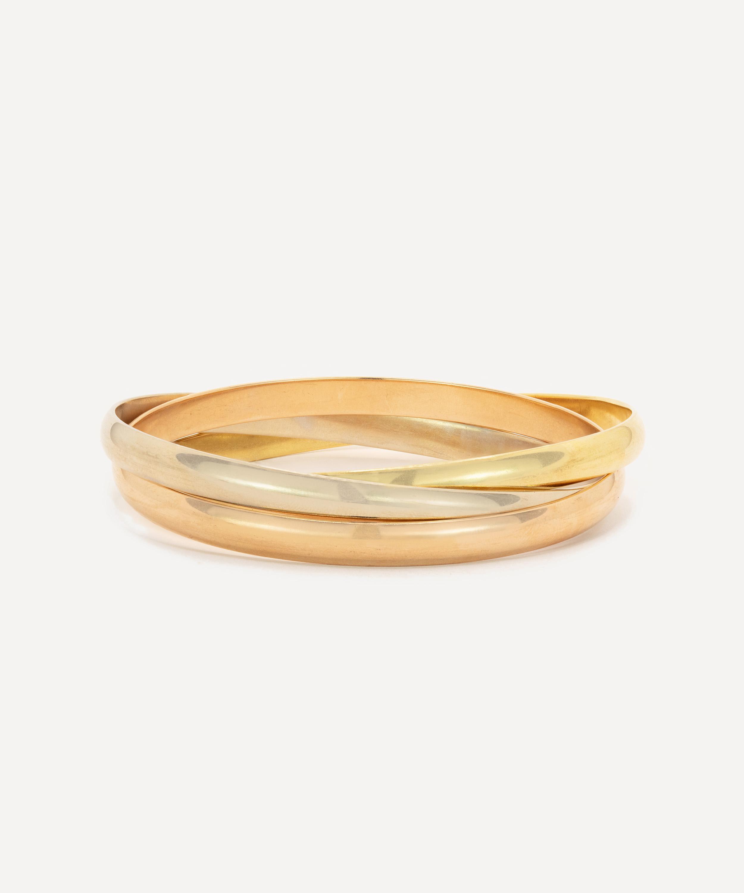 Kojis - 18ct Gold Cartier Tricolour Bangle Bracelet image number 0