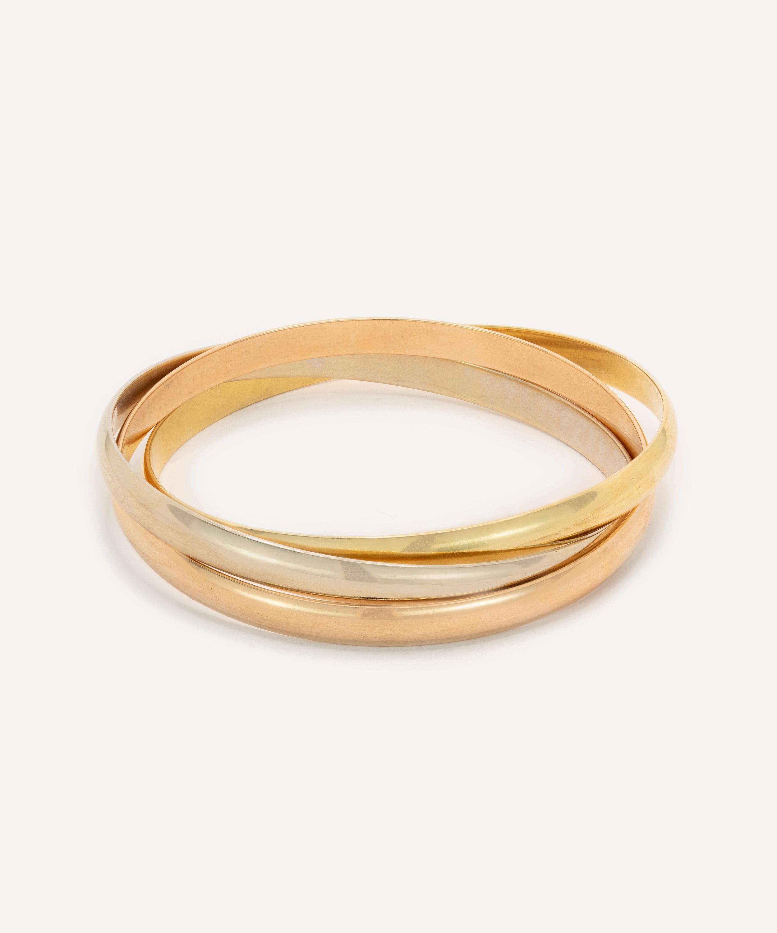 Kojis - 18ct Gold Cartier Tricolour Bangle Bracelet image number 1