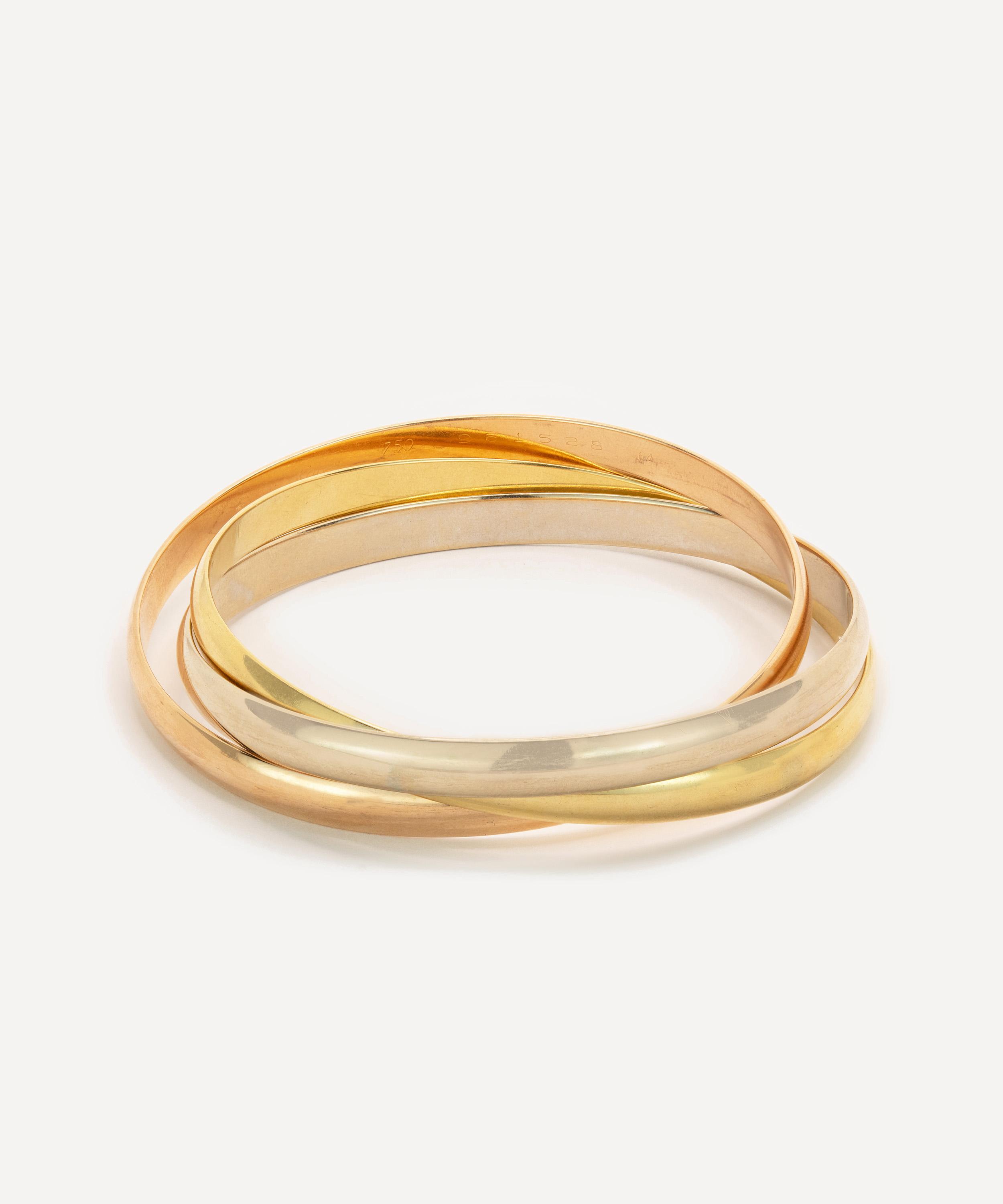 Kojis - 18ct Gold Cartier Tricolour Bangle Bracelet image number 2