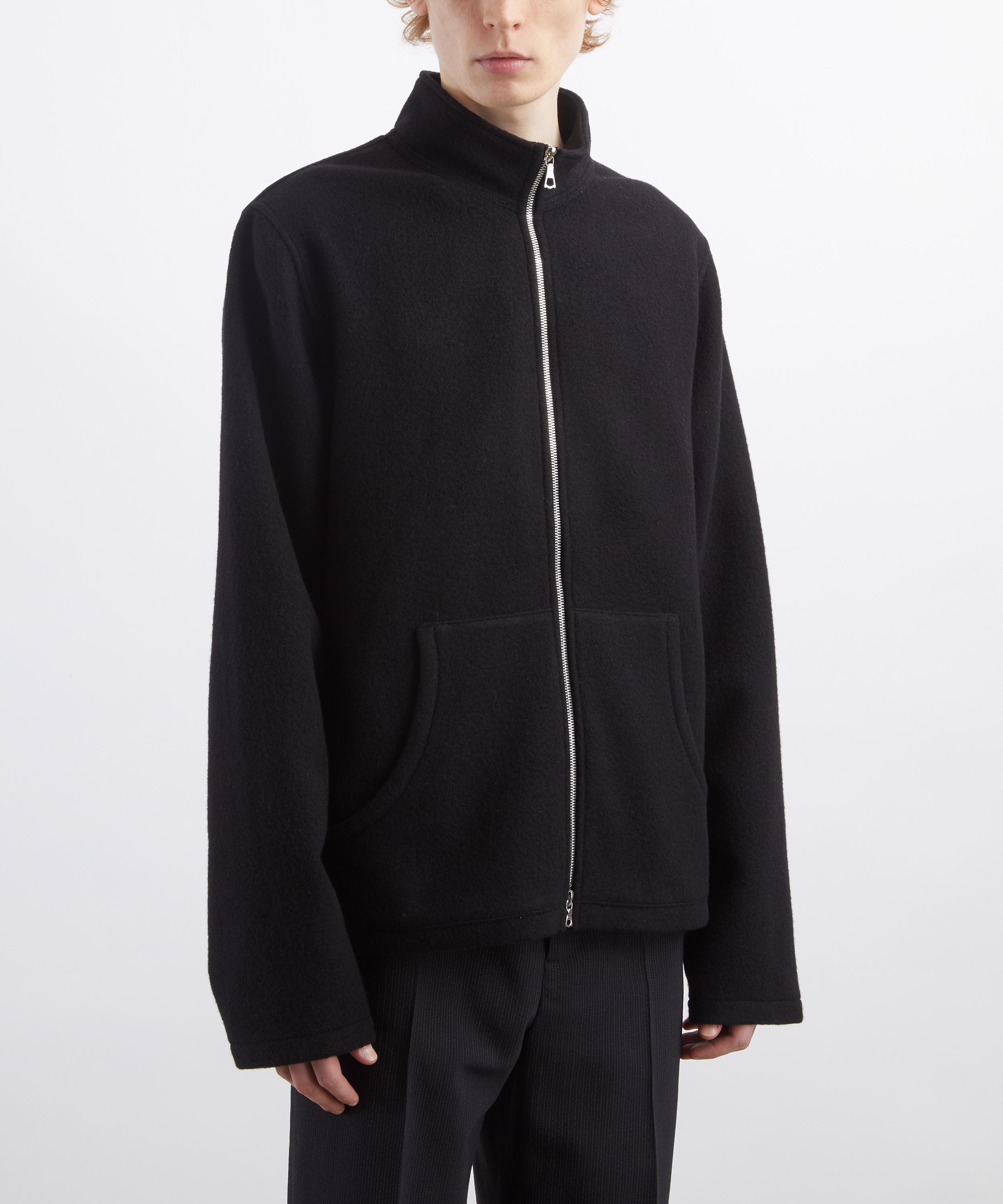 Rier - Black Zip-Up Fleece Jacket image number 2
