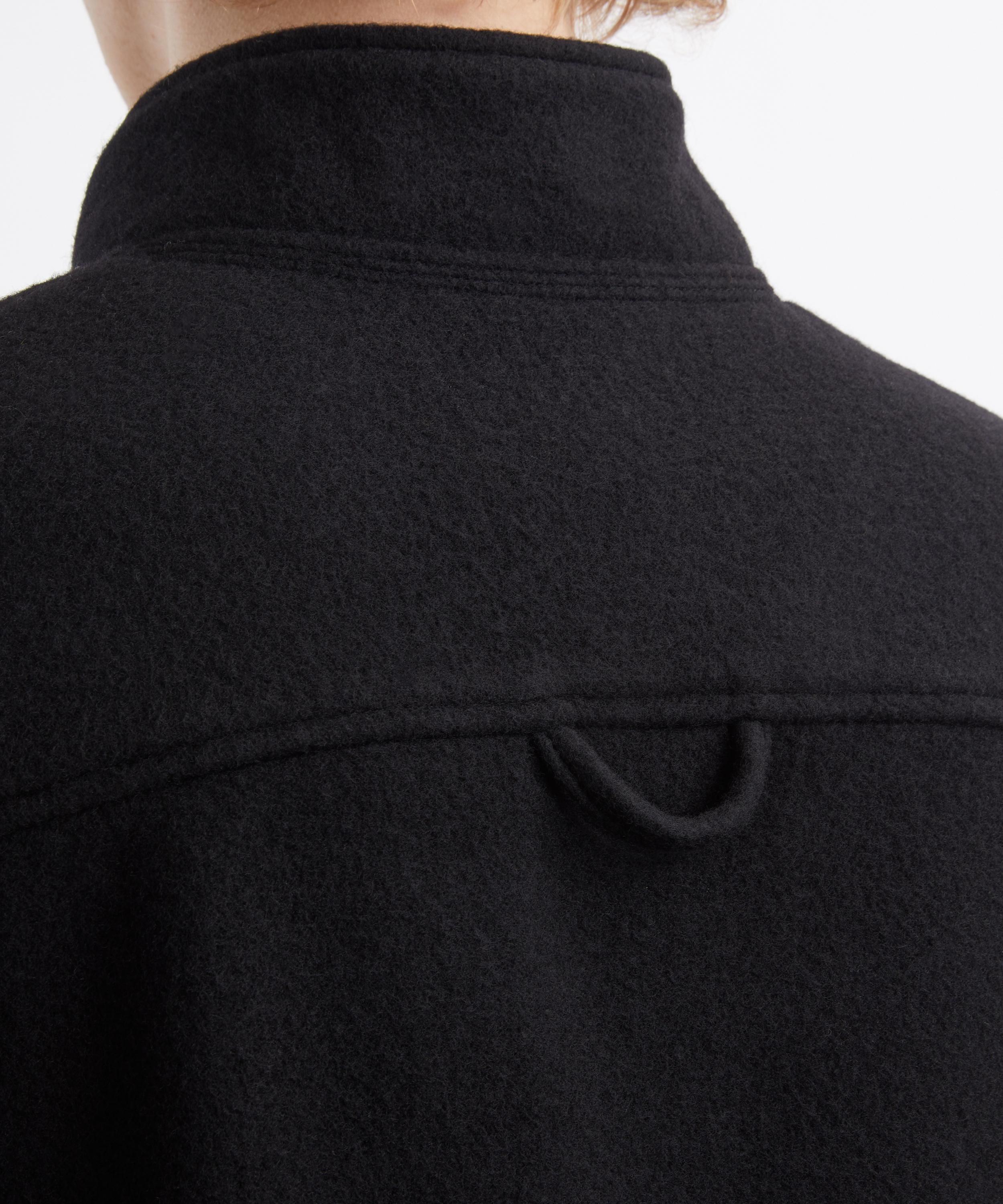 Rier - Black Zip-Up Fleece Jacket image number 4