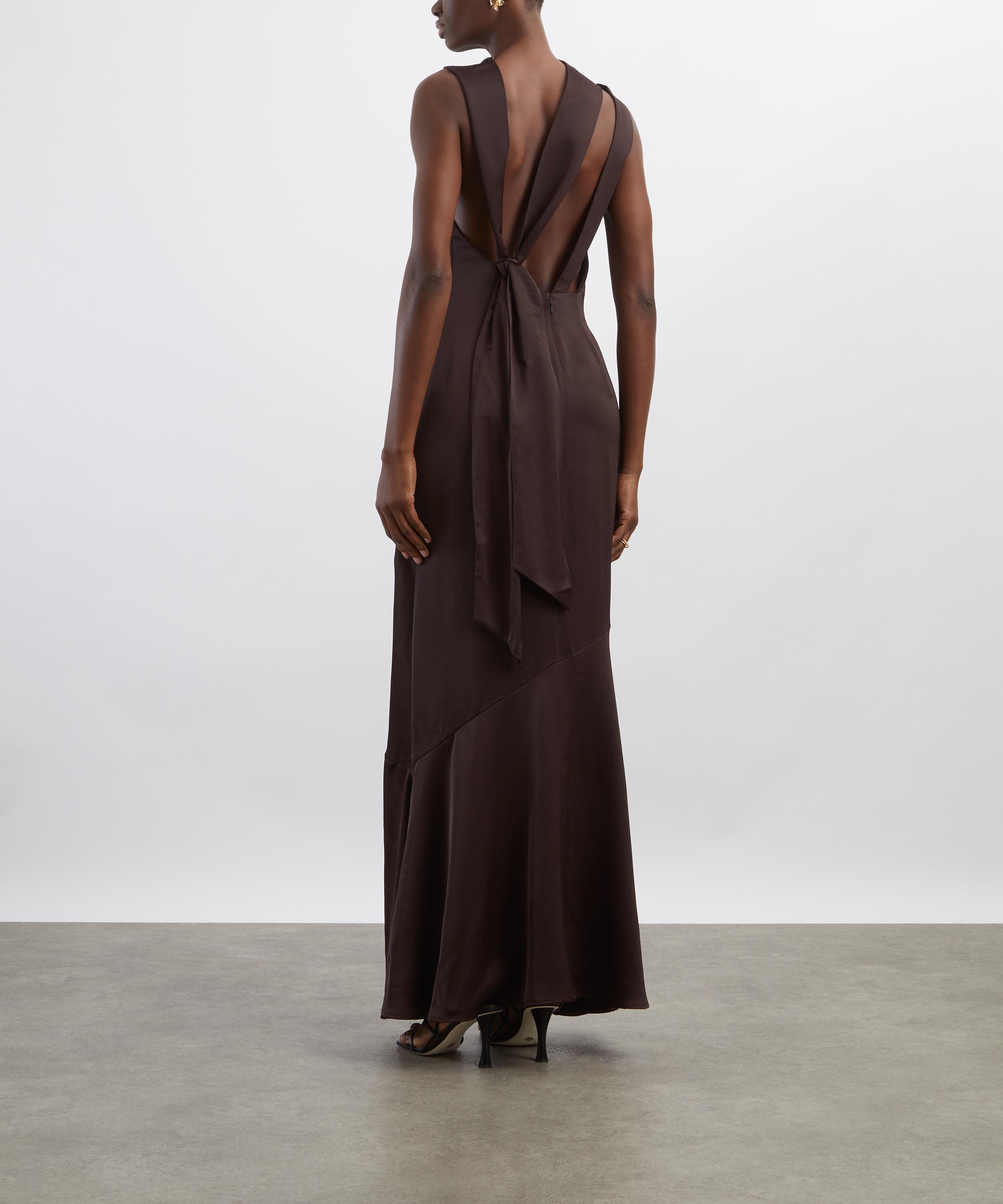 Significant Other - Lana Satin Maxi Dress image number 3