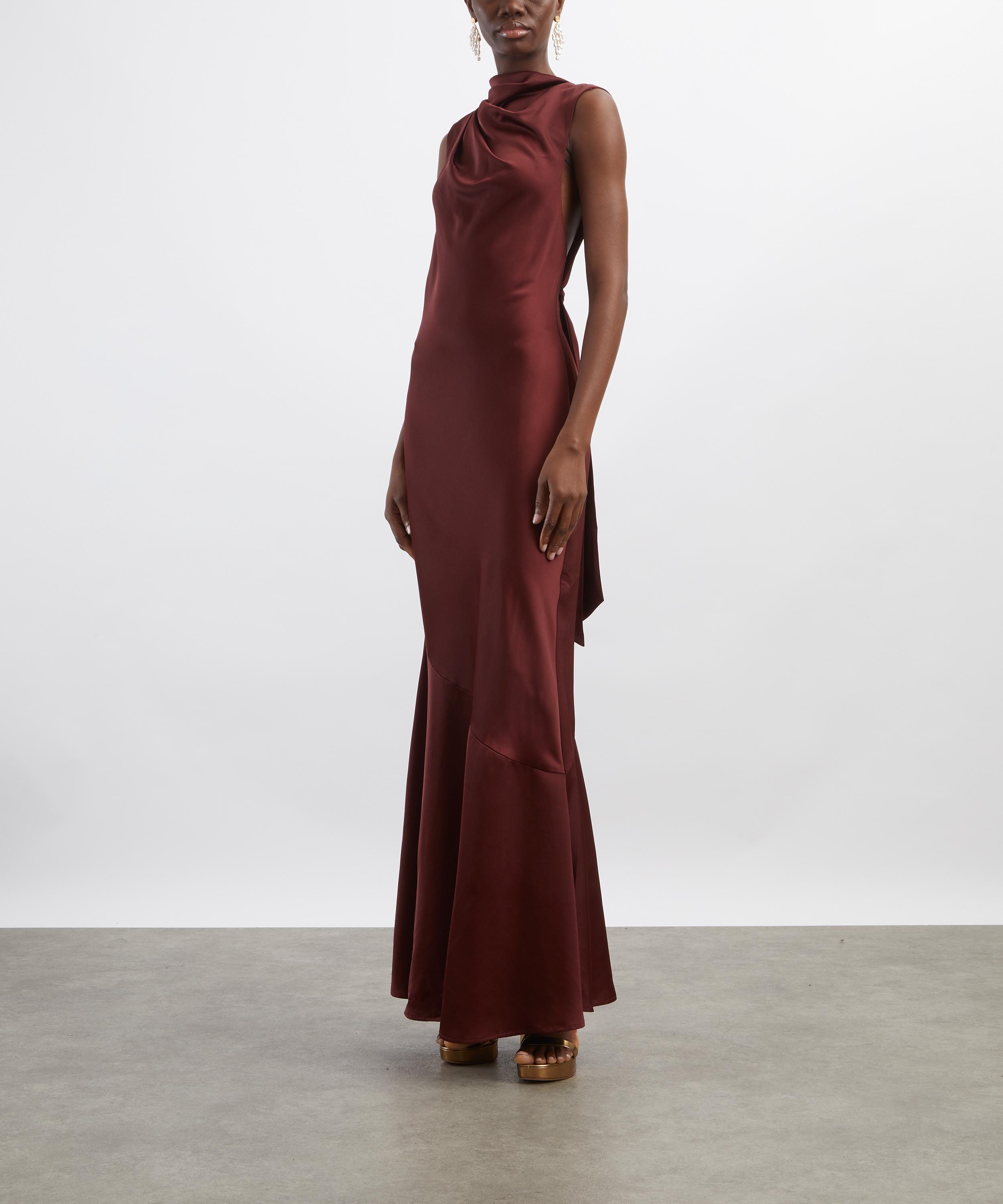 Significant Other - Lana Satin Maxi Dress image number 2