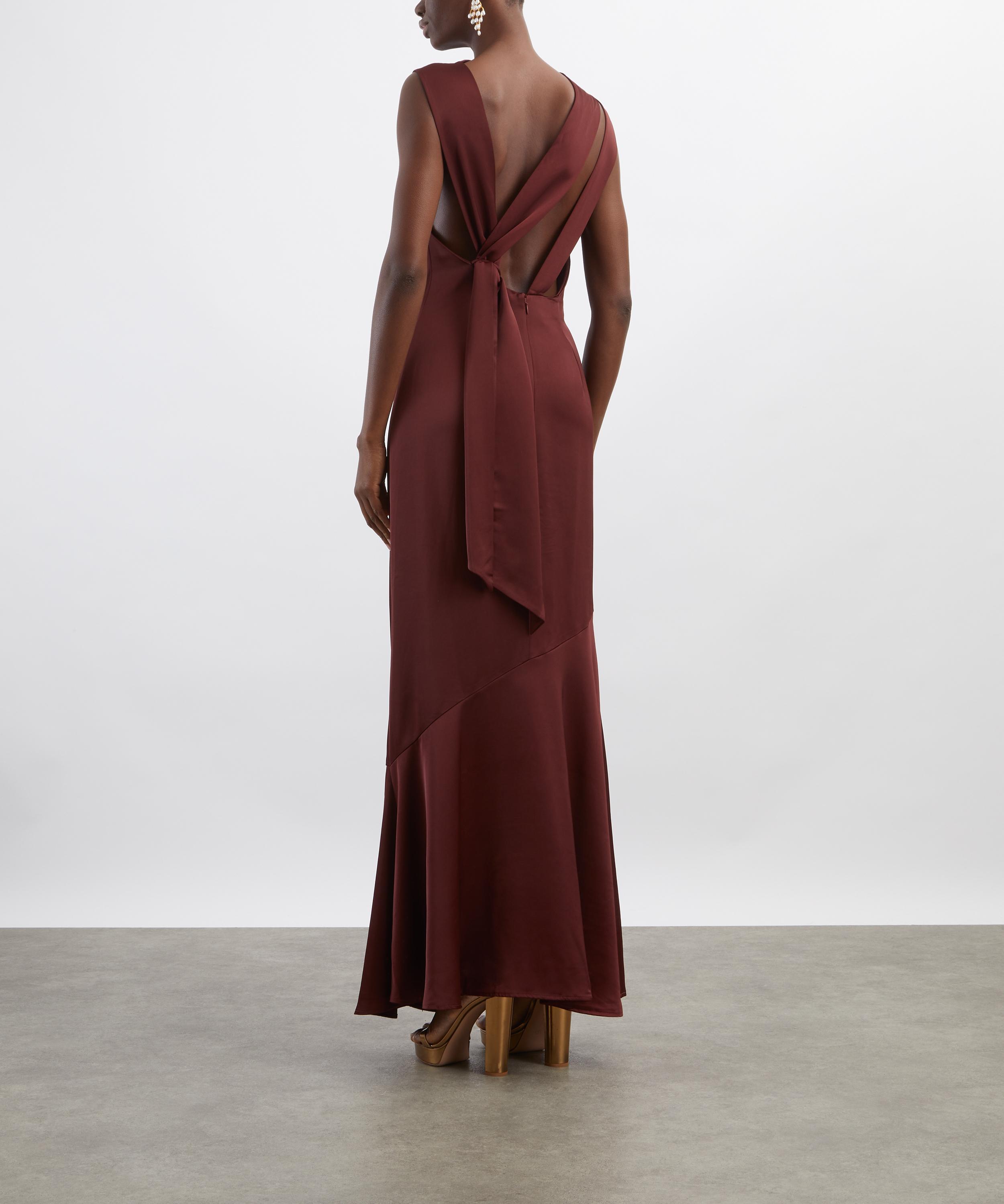 Significant Other - Lana Satin Maxi Dress image number 3