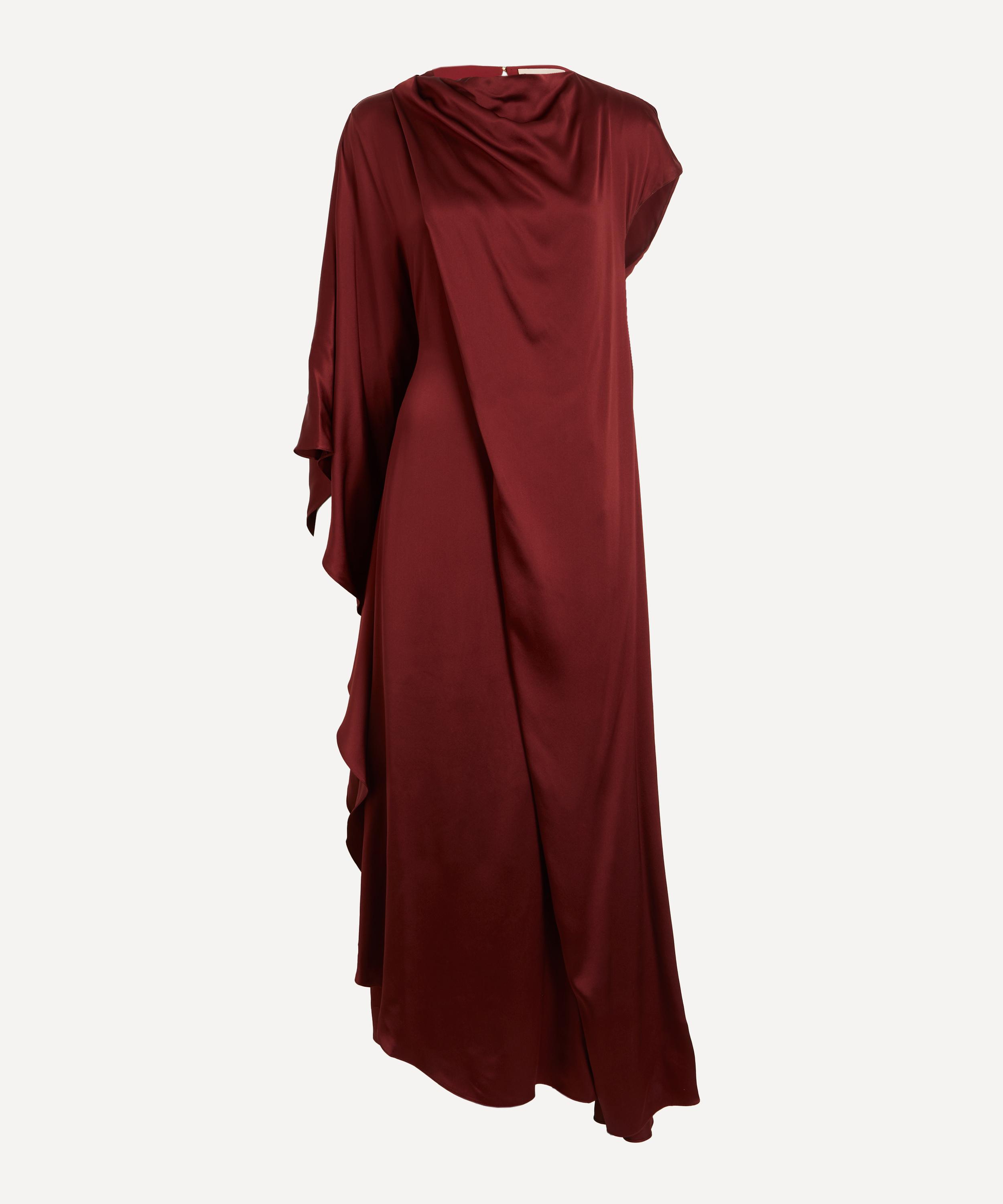 Roksanda - Hiba Chestnut Silk Dress