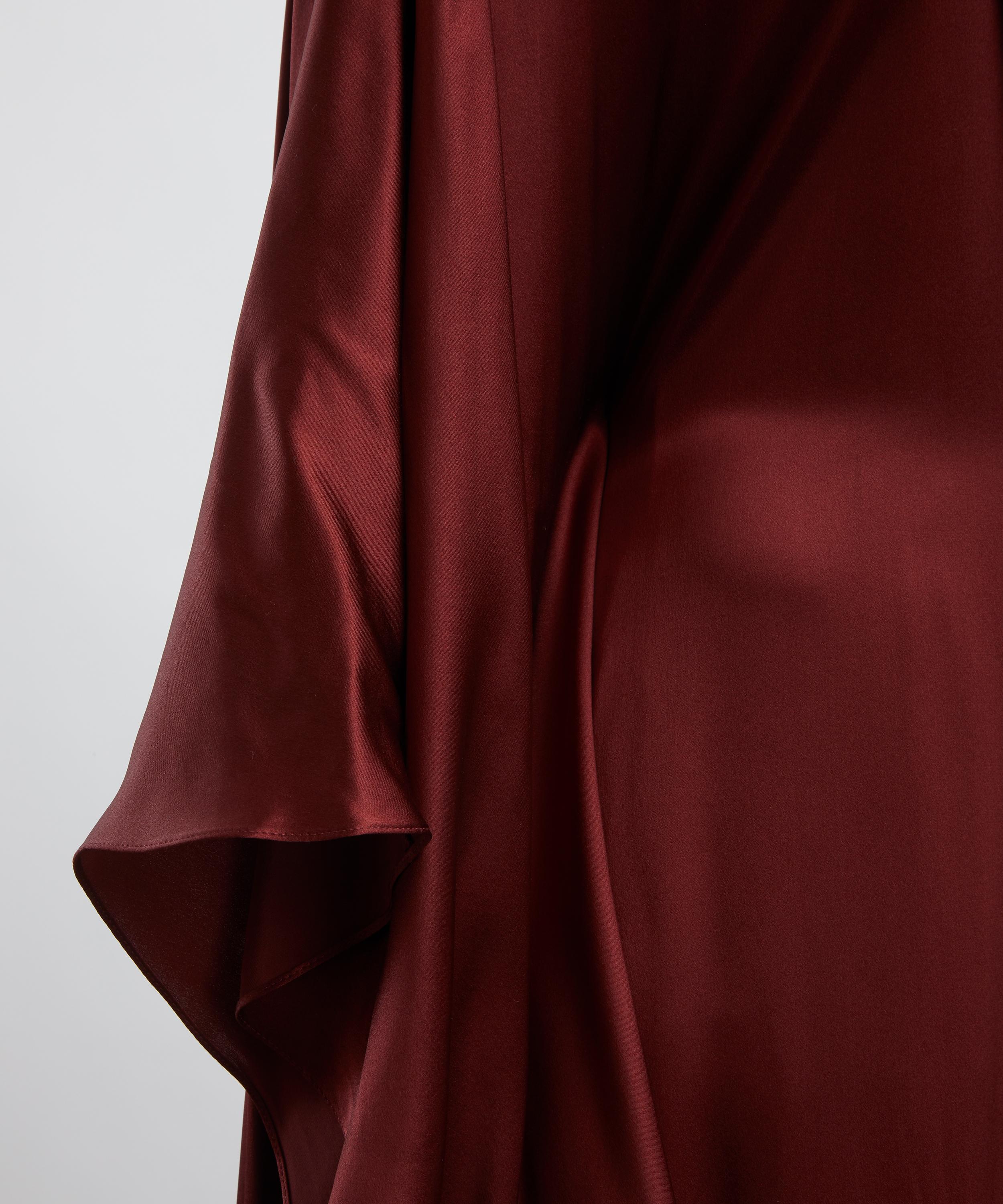 Roksanda - Hiba Chestnut Silk Dress image number 4