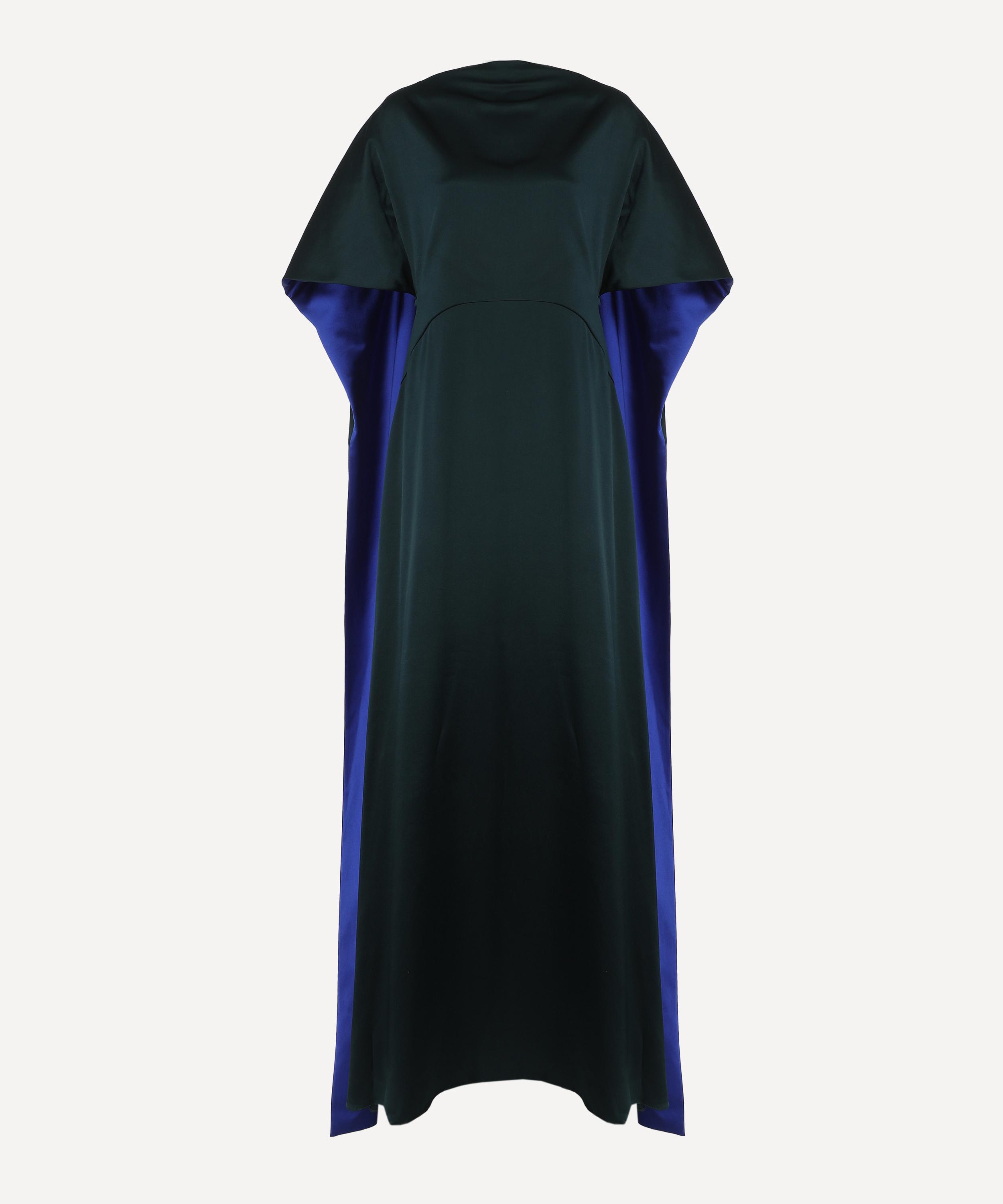Roksanda - Seif Cape Silk Maxi dress
