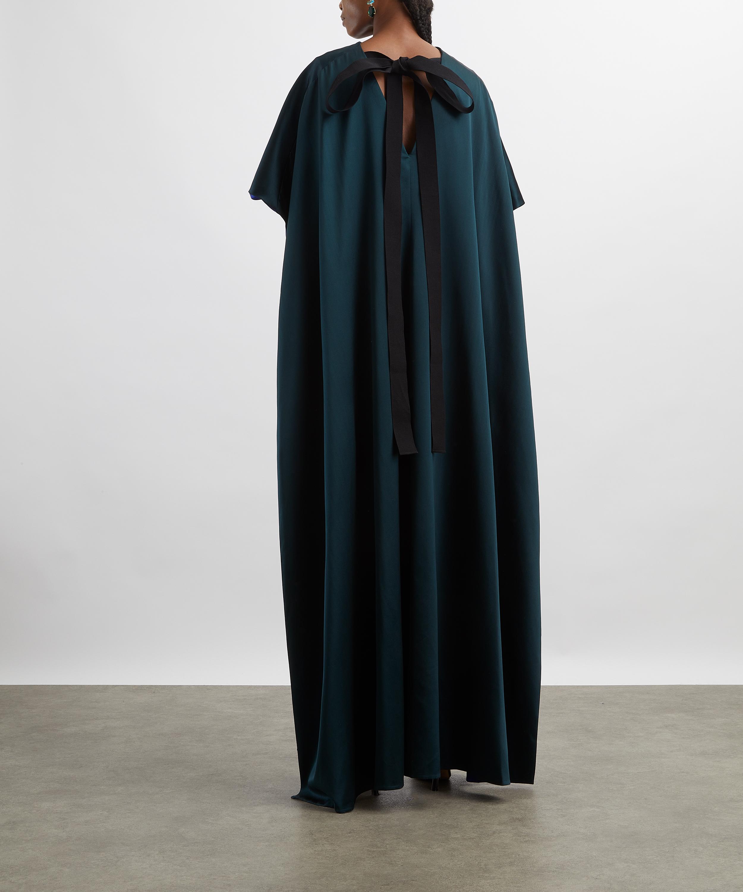 Roksanda - Seif Cape Silk Maxi dress image number 3