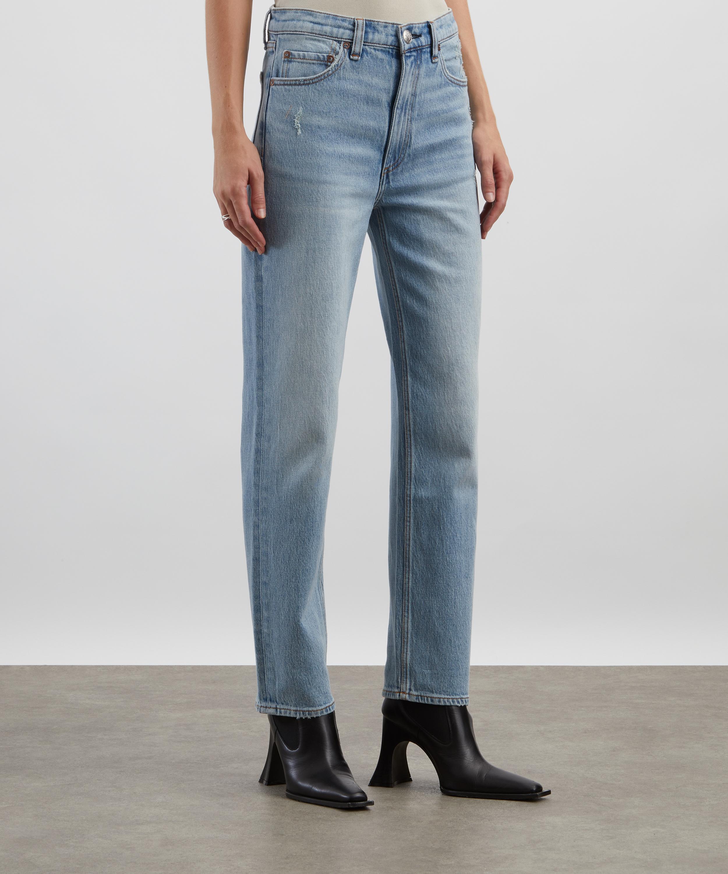 Rag & Bone - Harlow Ankle Straight Jeans in Lou image number 2