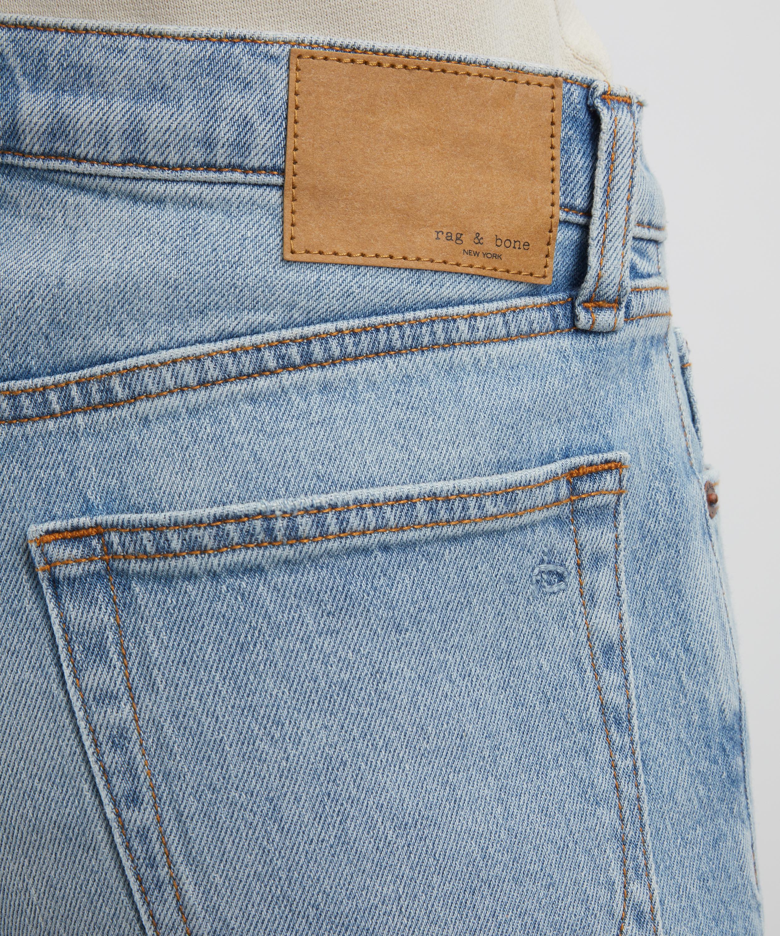 Rag & Bone - Harlow Ankle Straight Jeans in Lou image number 4