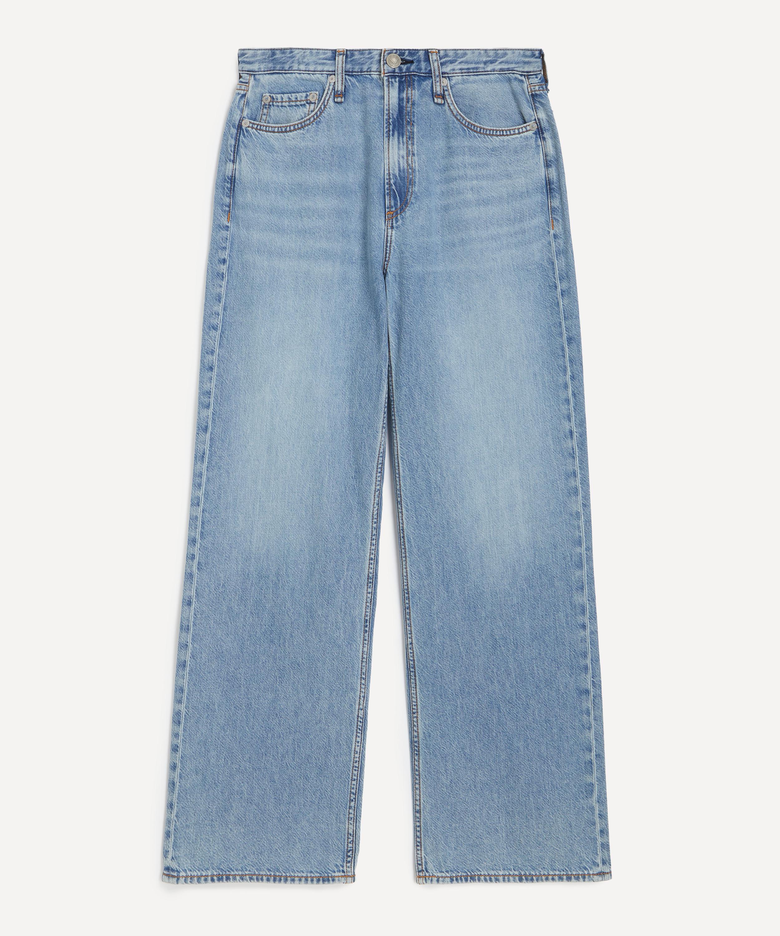 Rag & Bone - Featherweight Logan Wide-Leg Jeans in Audrey image number 0