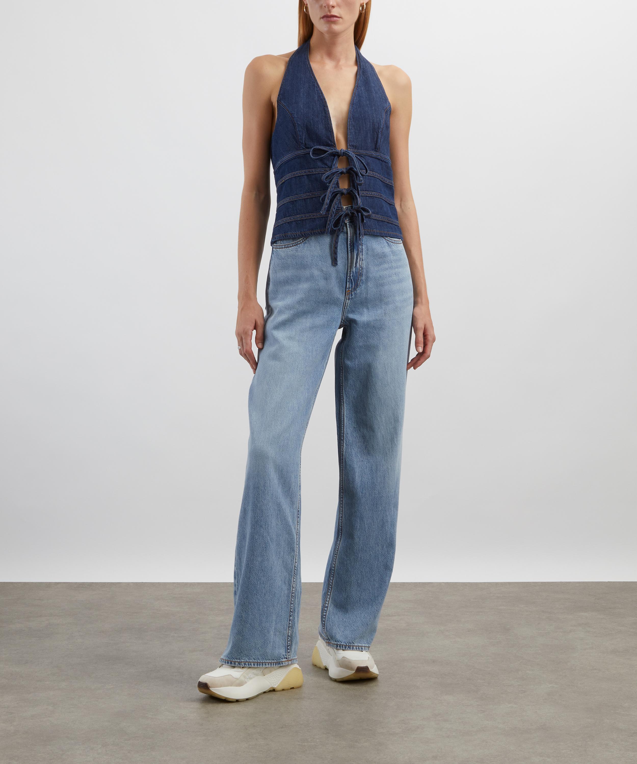 Rag & Bone - Featherweight Logan Wide-Leg Jeans in Audrey image number 1
