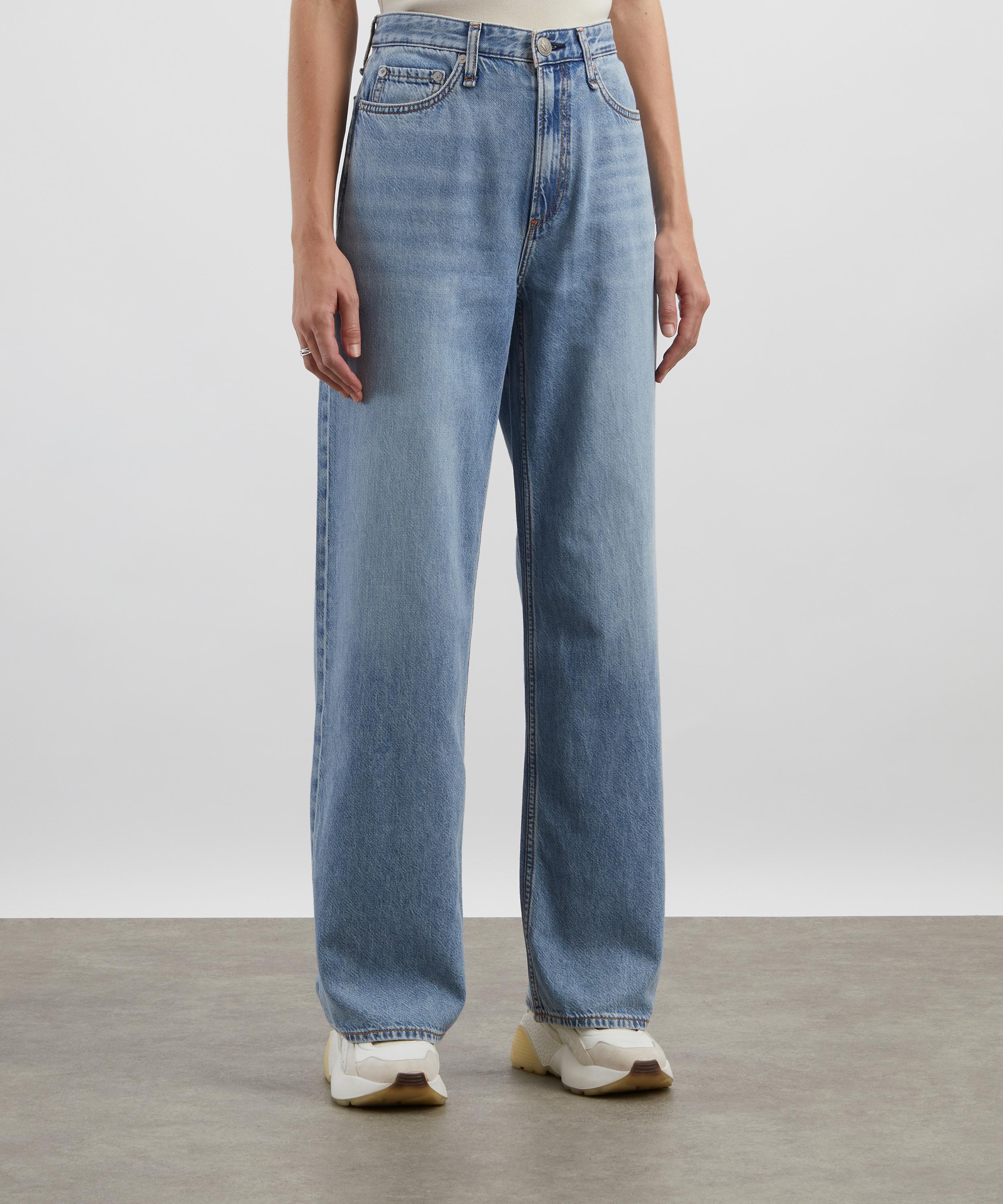 Rag & Bone - Featherweight Logan Wide-Leg Jeans in Audrey image number 2