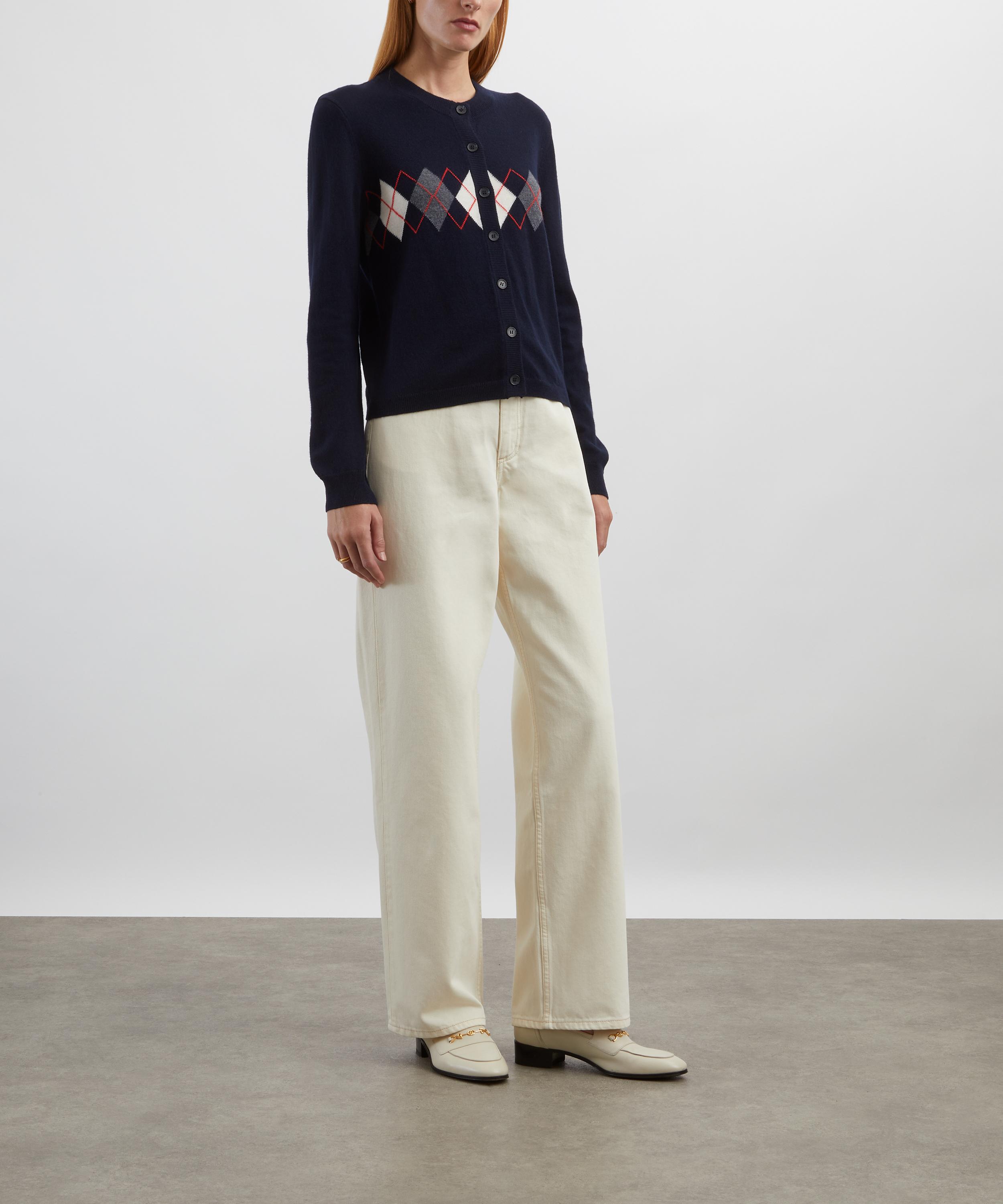 Rag & Bone - Shea Relaxed Straight Jeans in Ecru image number 1