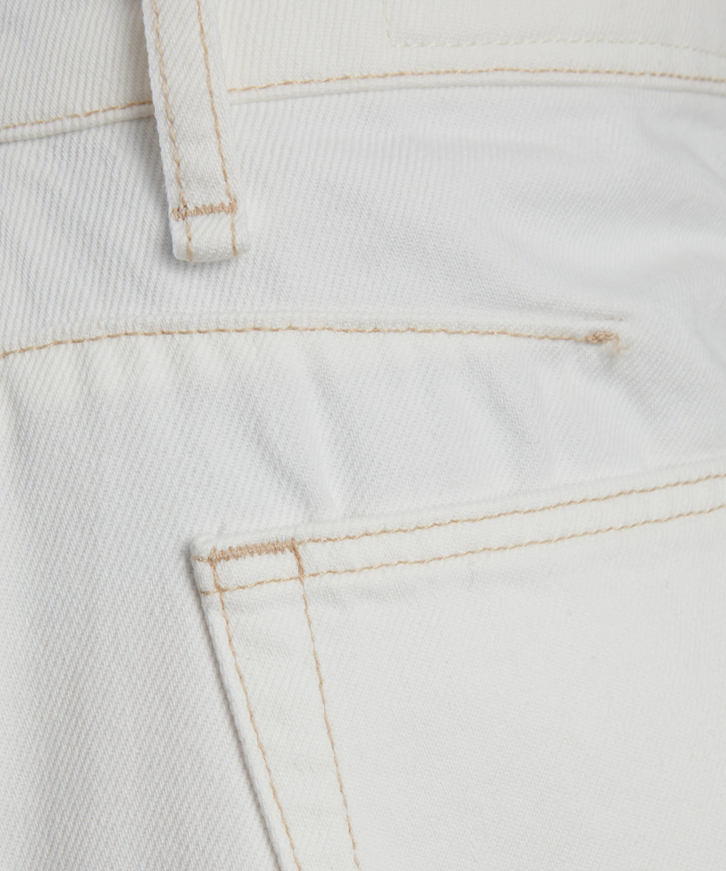 Rag & Bone - Charlie Ankle-Length Barrel Jeans in White image number 4