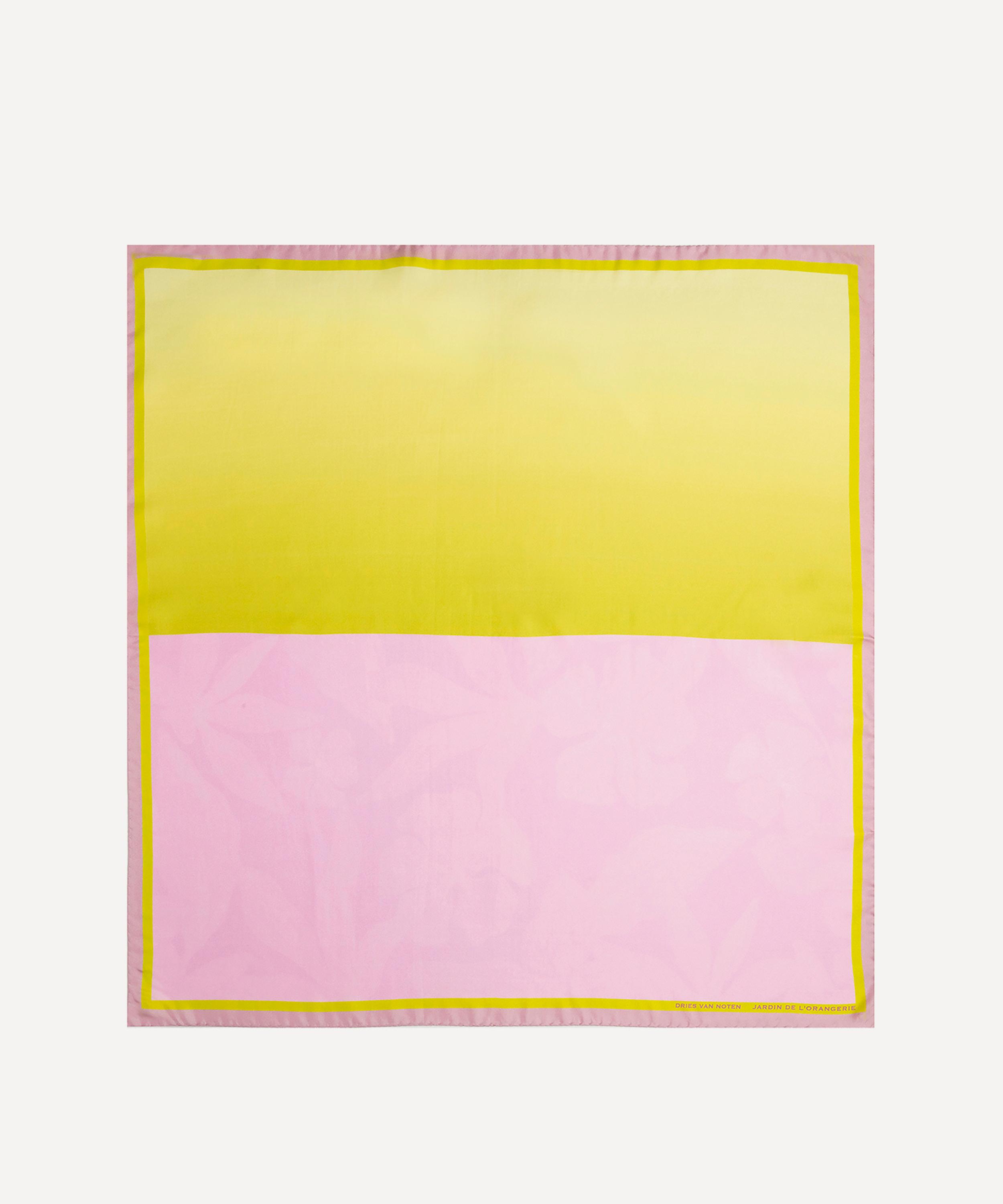 Dries Van Noten - Foulard Jardin de l'Orangerie Silk Scarf image number 0