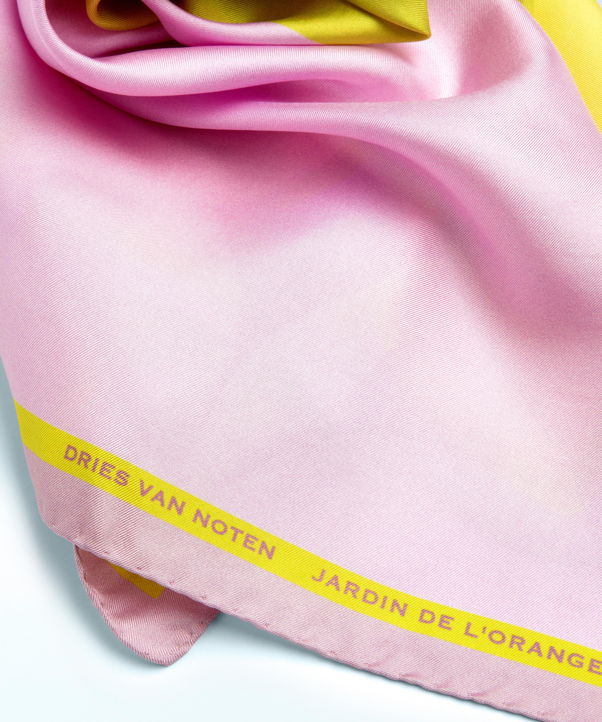 Dries Van Noten - Foulard Jardin de l'Orangerie Silk Scarf image number 1