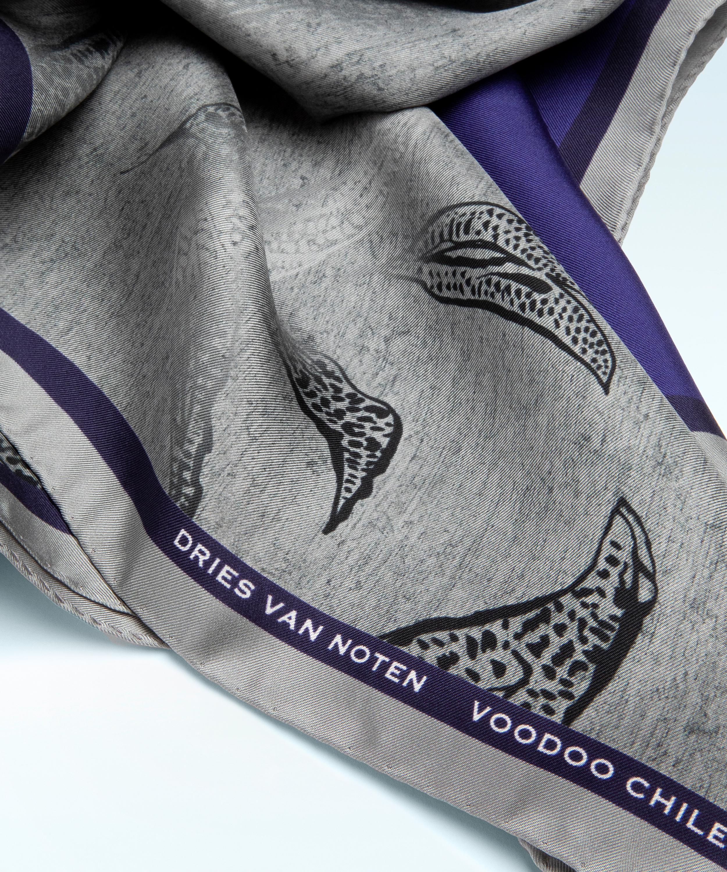 Dries Van Noten - Foulard Voodoo Chile Silk Scarf image number 1