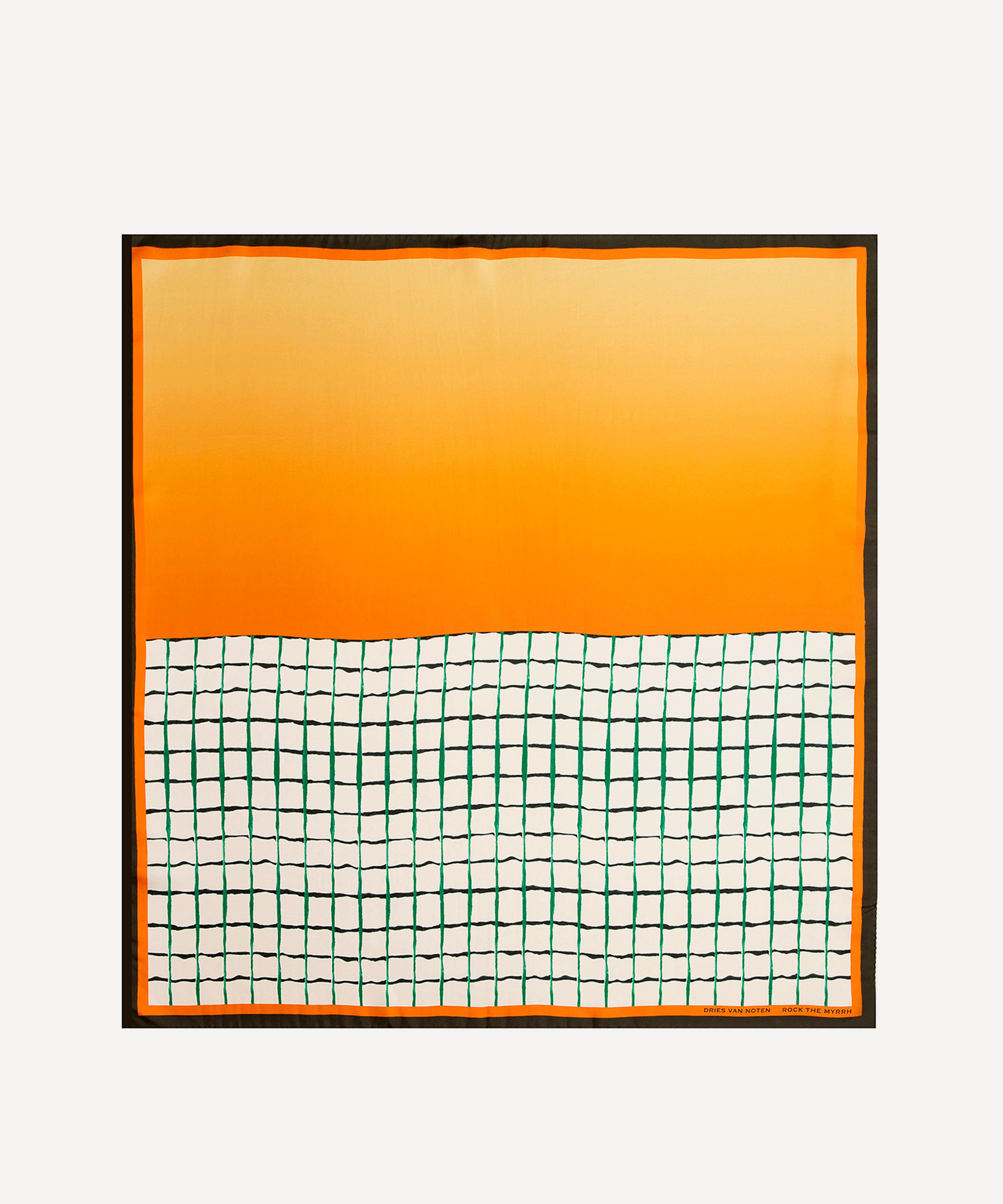 Dries Van Noten - Foulard Fleur du Mal Silk Scarf