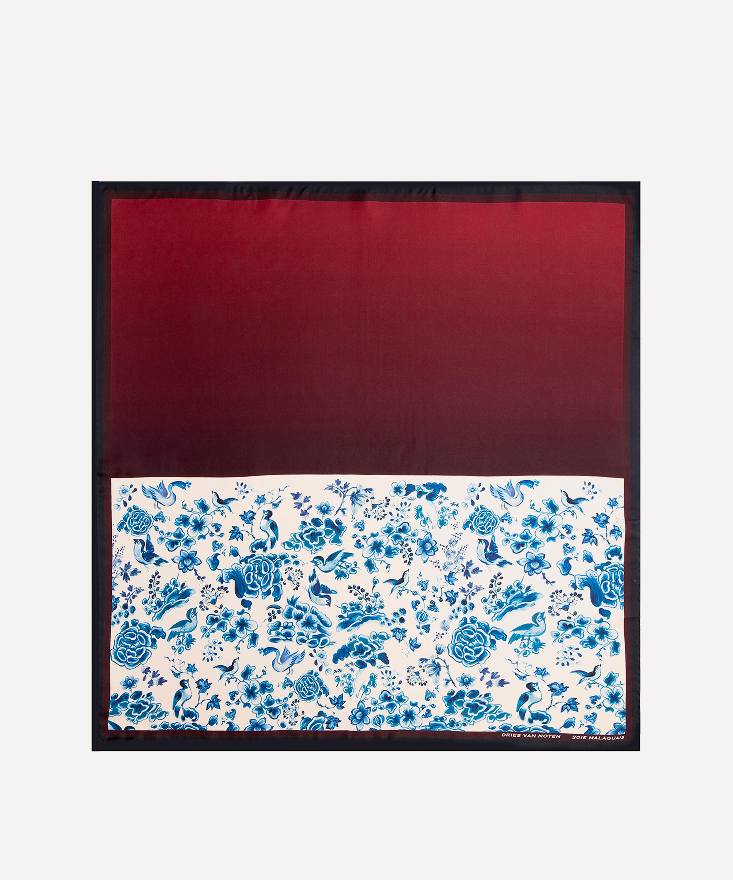 Dries Van Noten - Foulard Soie Malaquais Silk Scarf