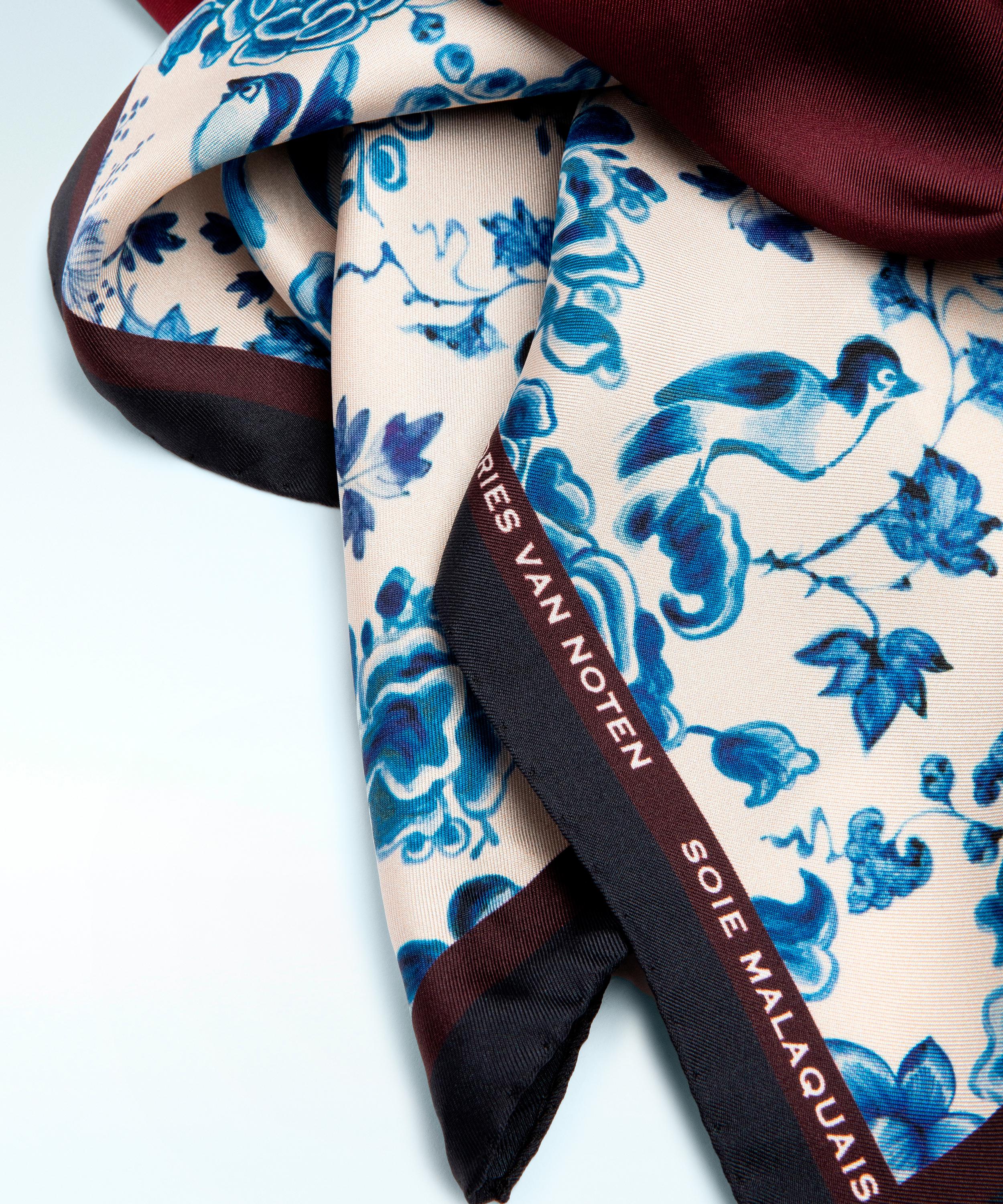 Dries Van Noten - Foulard Soie Malaquais Silk Scarf image number 1