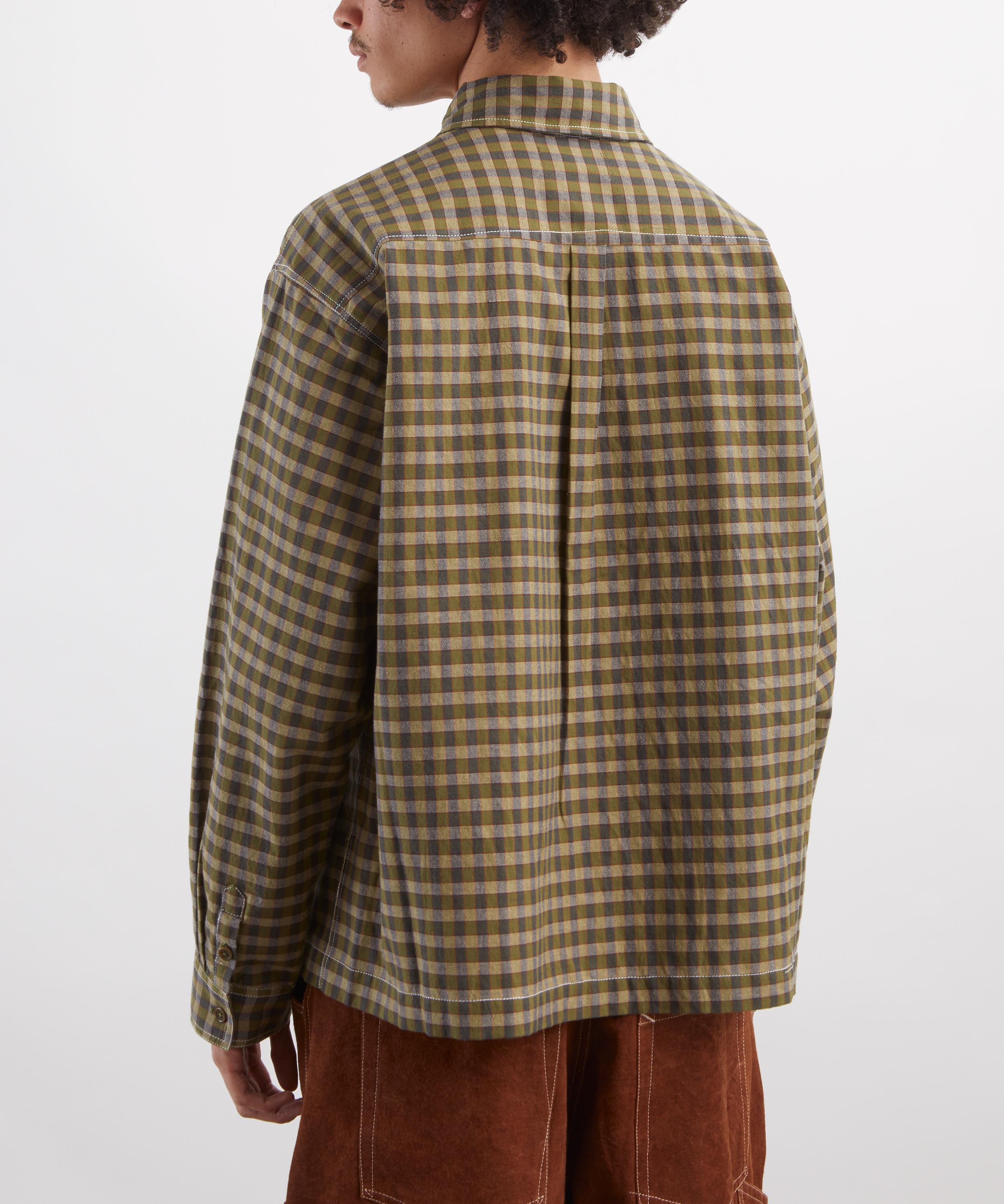 STORY mfg. - Bracken Coach Check Shirt image number 3