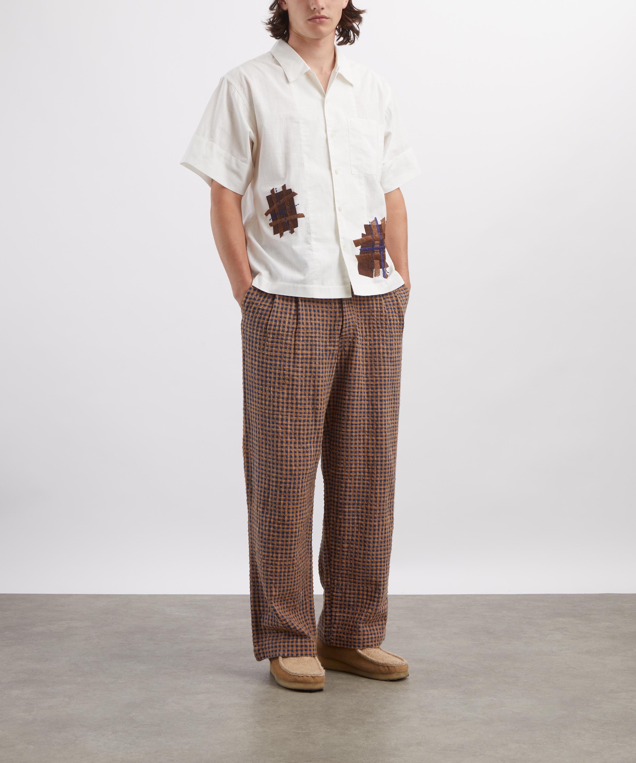 STORY mfg. - Uniform Ecru Patched-Up Shirt image number 1