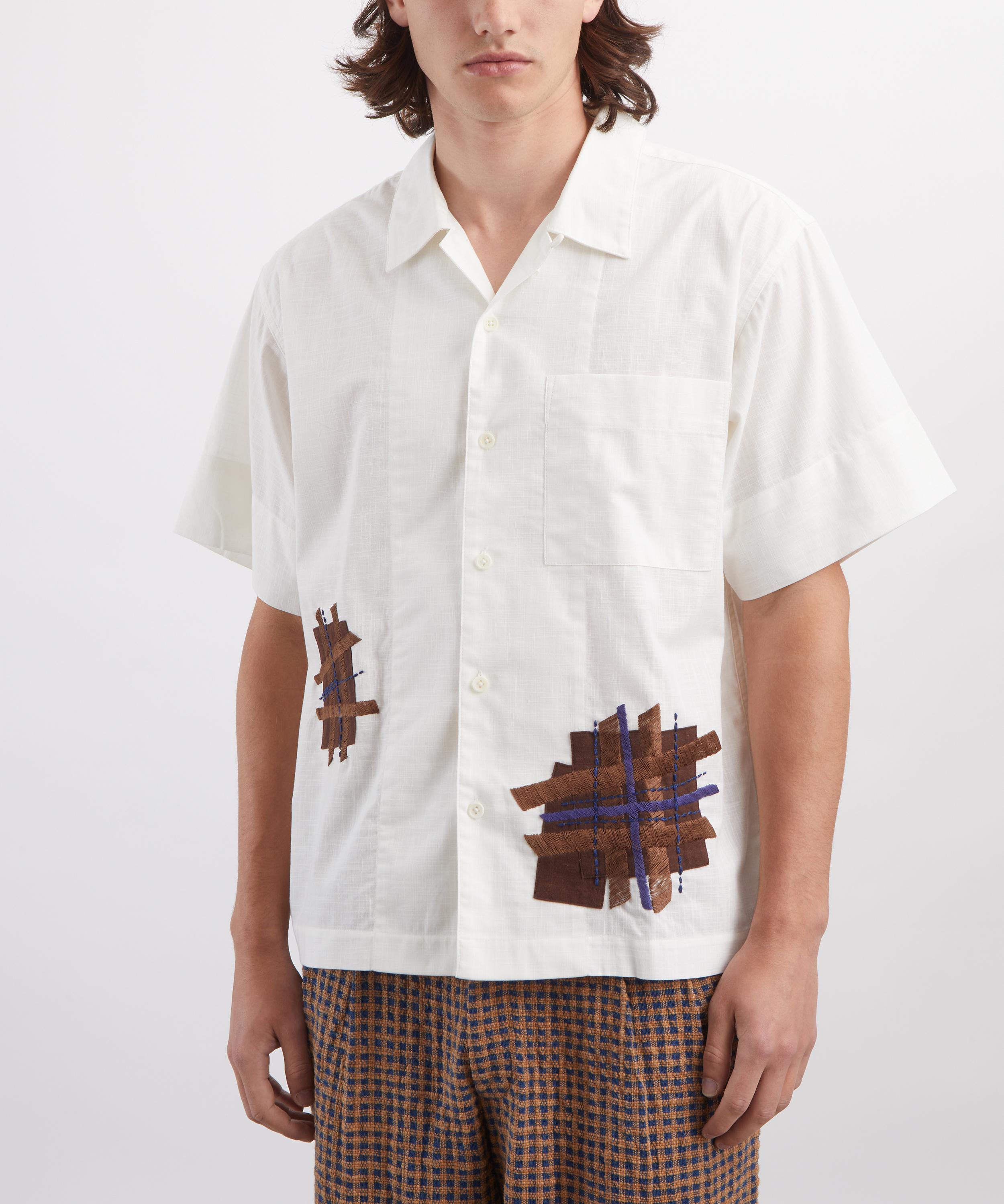 STORY mfg. - Uniform Ecru Patched-Up Shirt image number 2