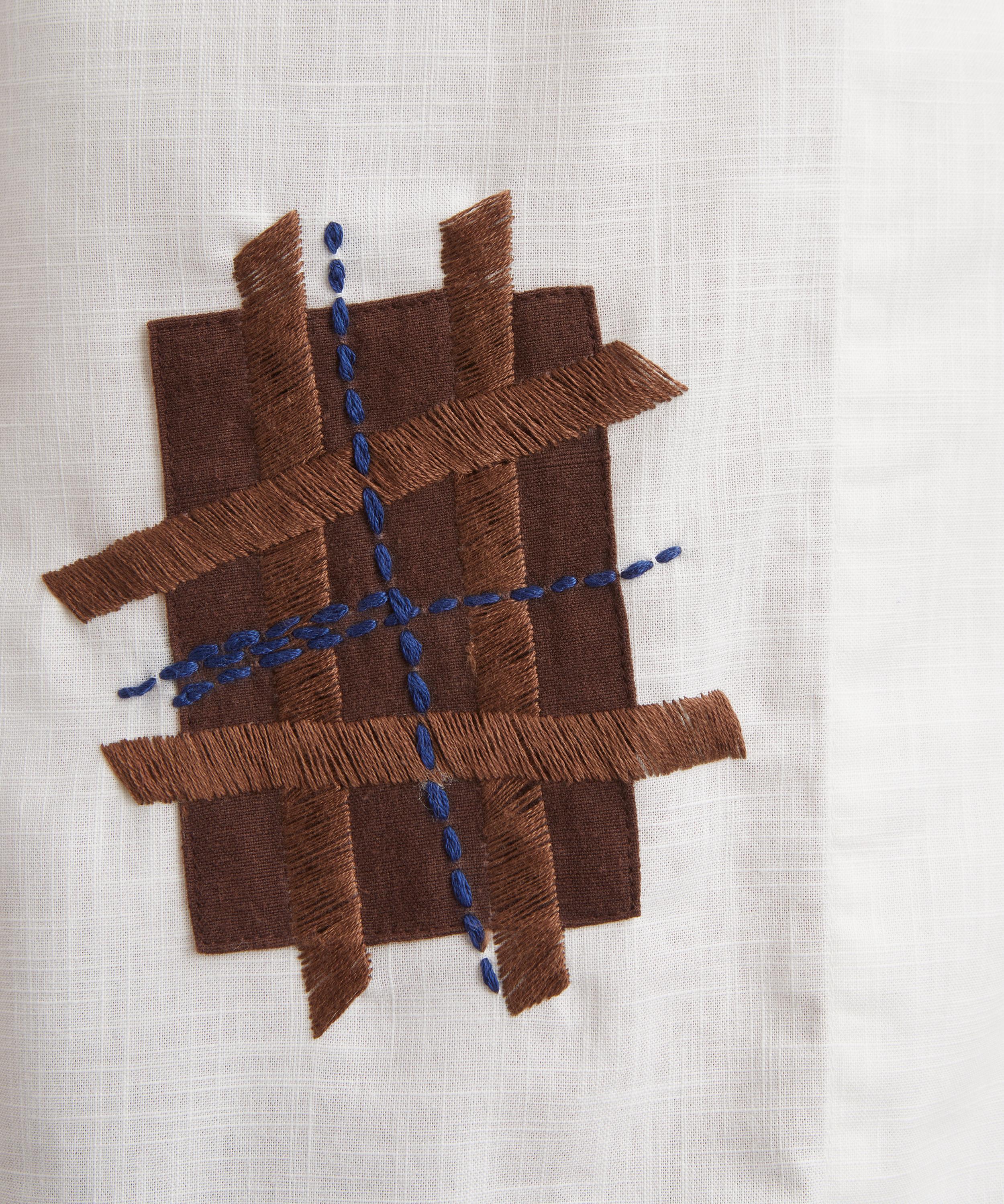 STORY mfg. - Uniform Ecru Patched-Up Shirt image number 4