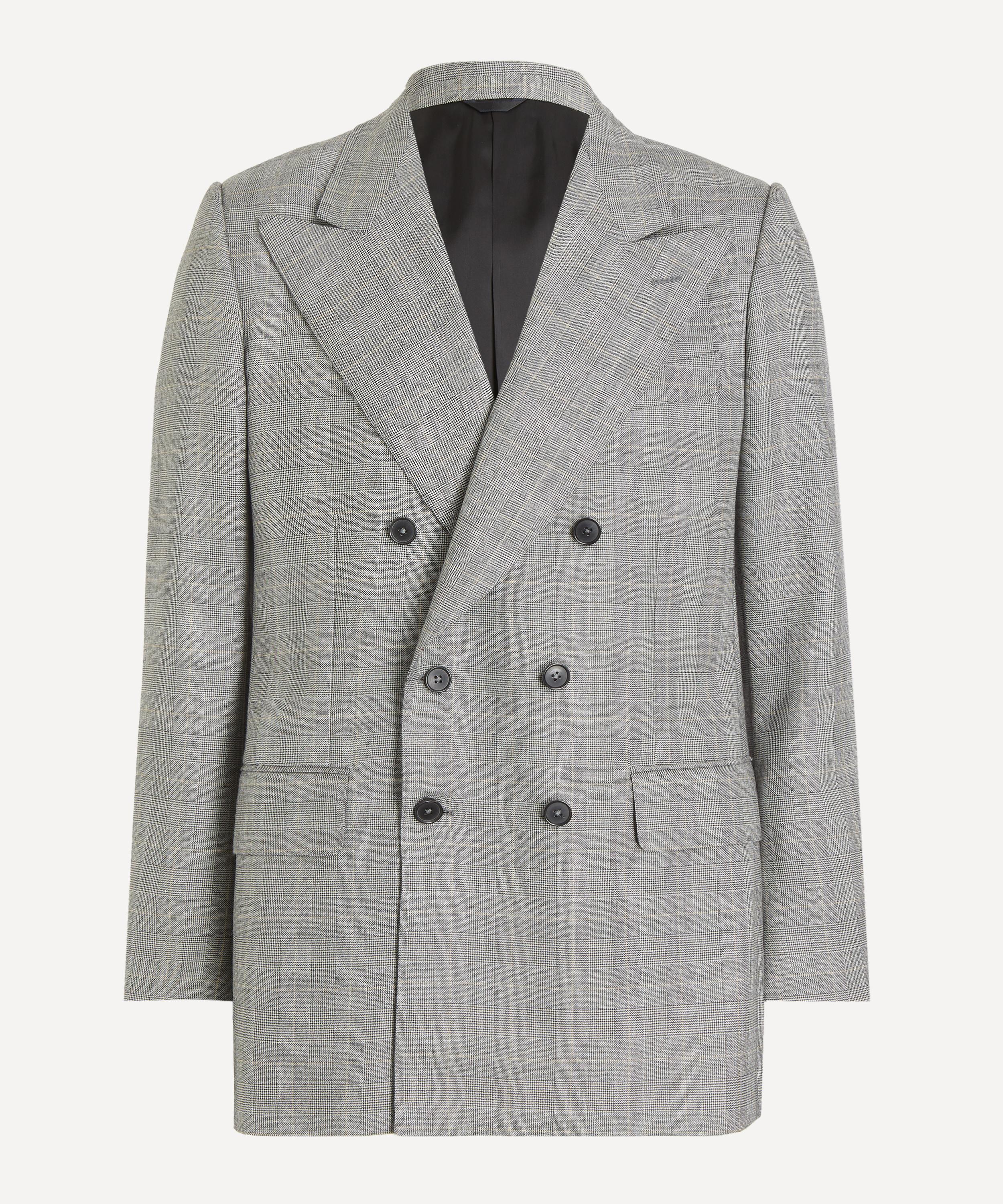 Husbands - Prince of Wales Check Single-Breasted Blazer