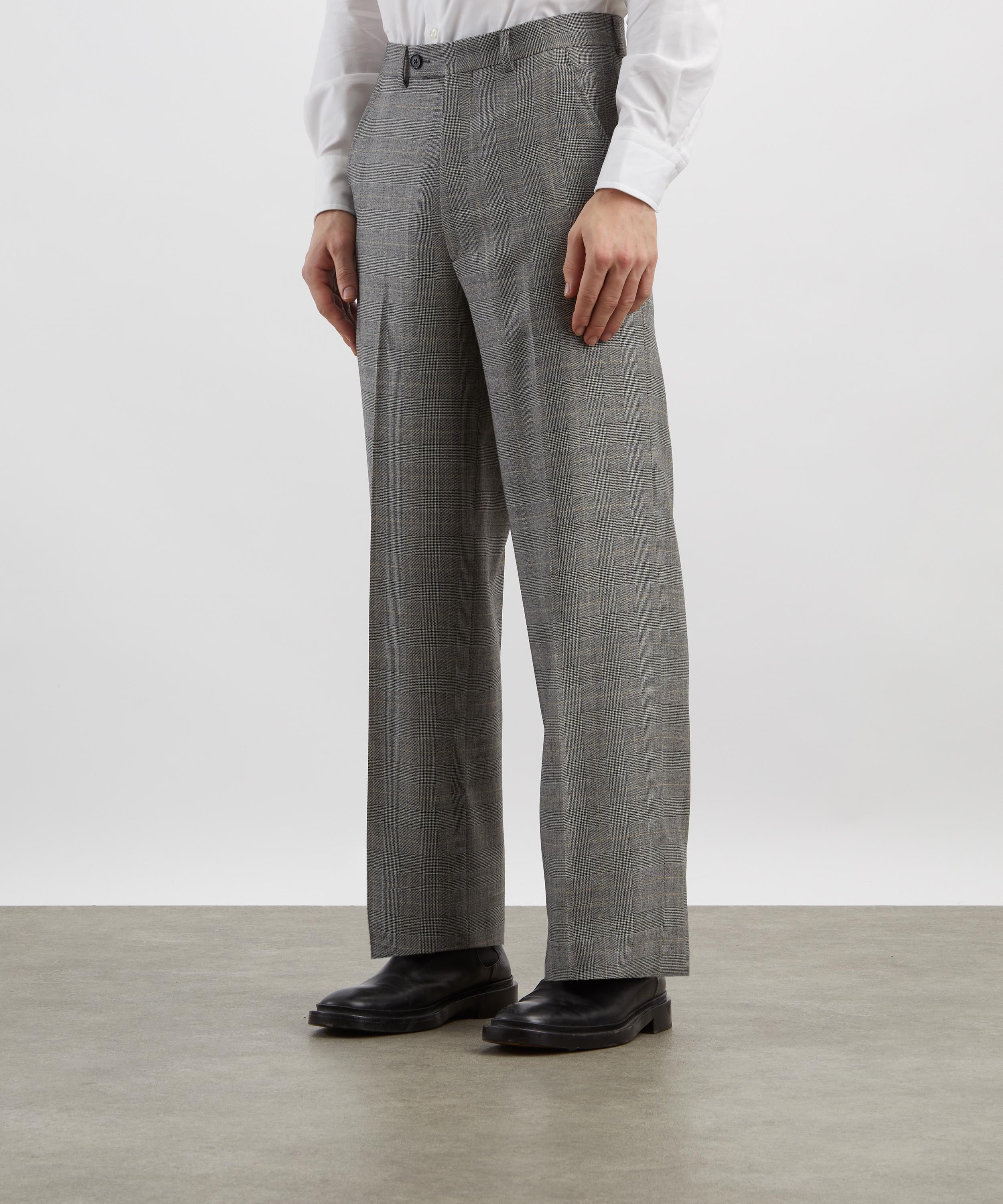 Husbands - Prince of Wales Check Wide Trousers image number 2