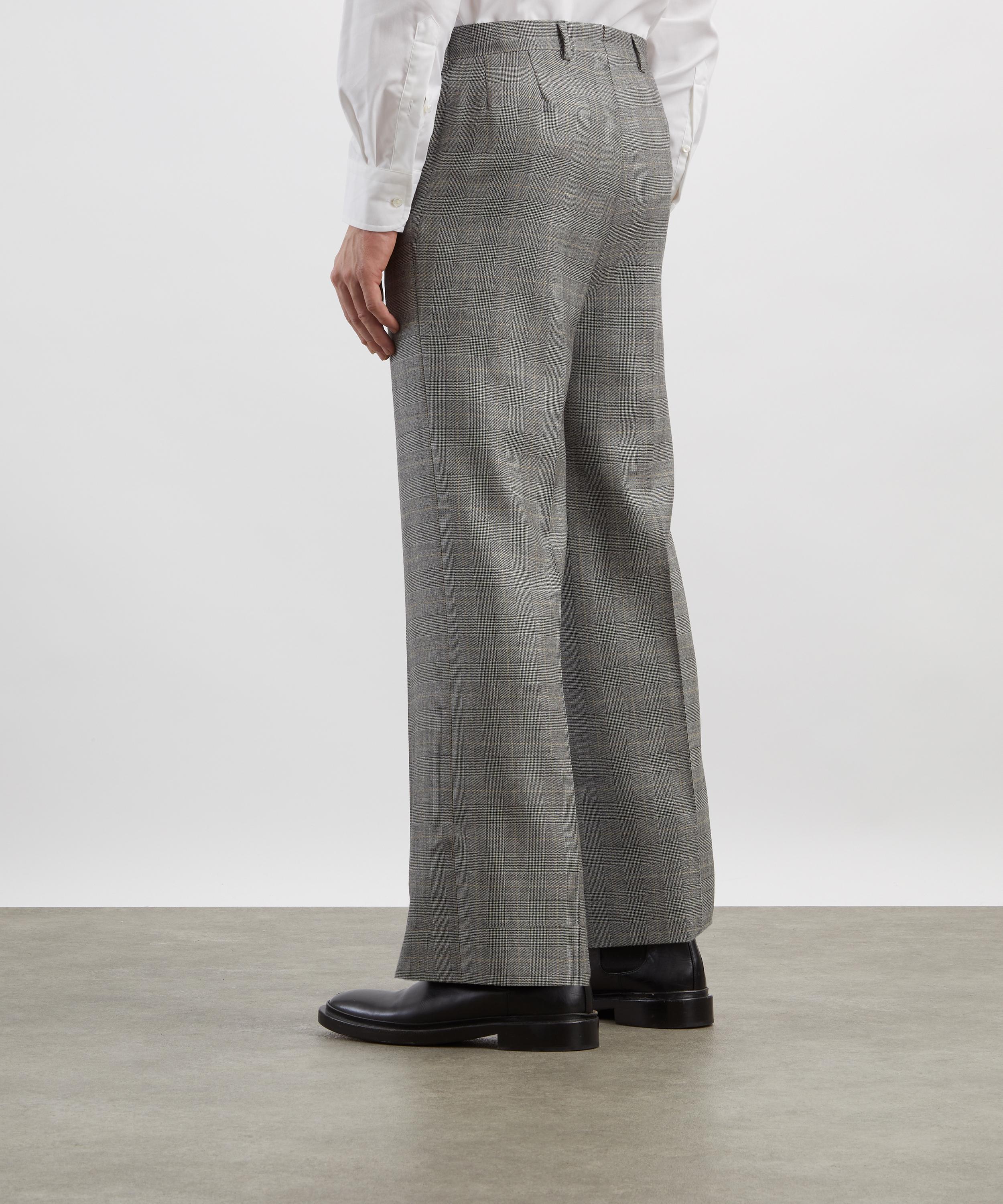 Husbands - Prince of Wales Check Wide Trousers image number 3