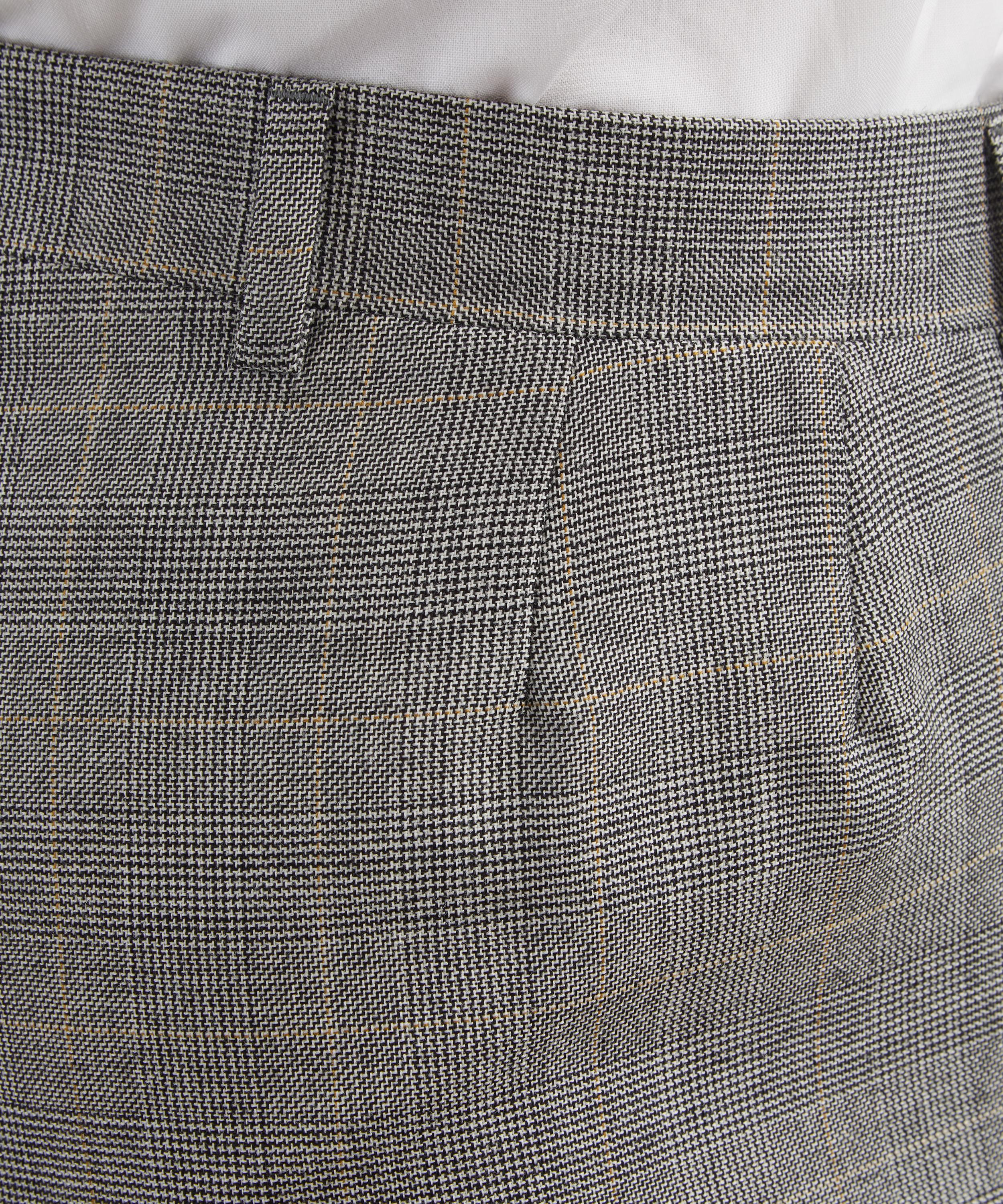 Husbands - Prince of Wales Check Wide Trousers image number 4