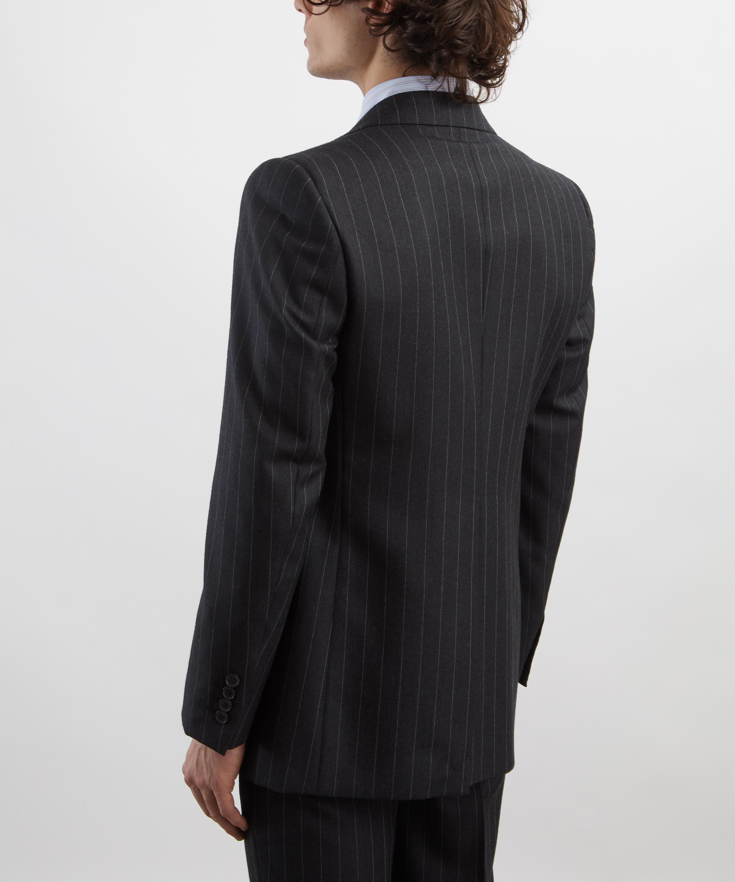 Husbands - Pinstripe Wool Single-Breasted Blazer image number 3