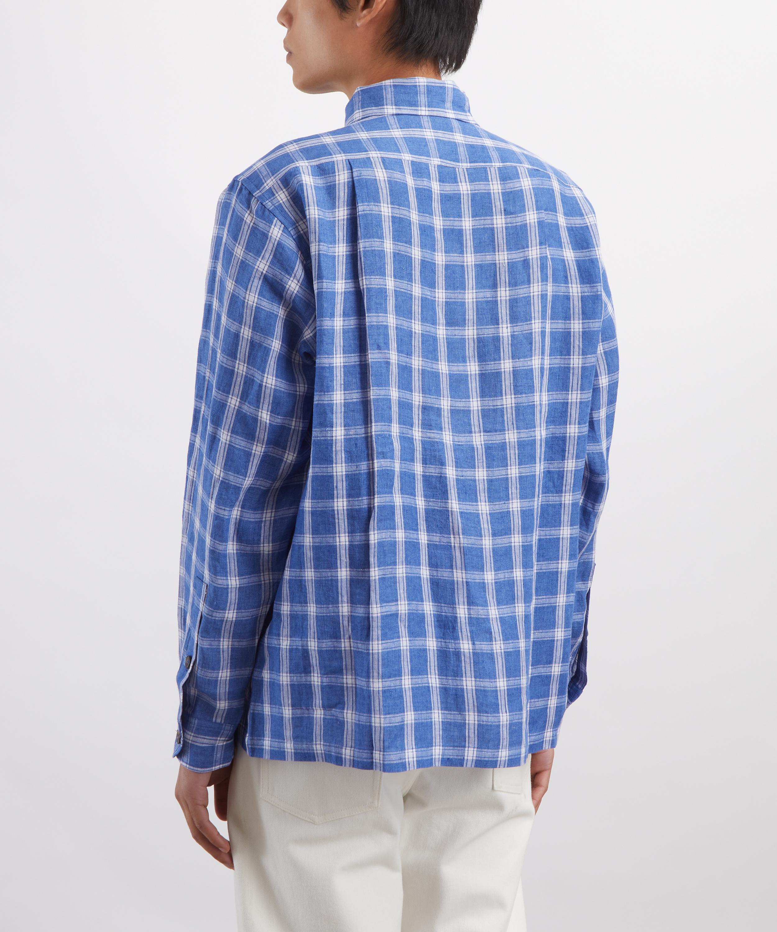Kartik Research - Pataudi Linen Block Print Shirt image number 3