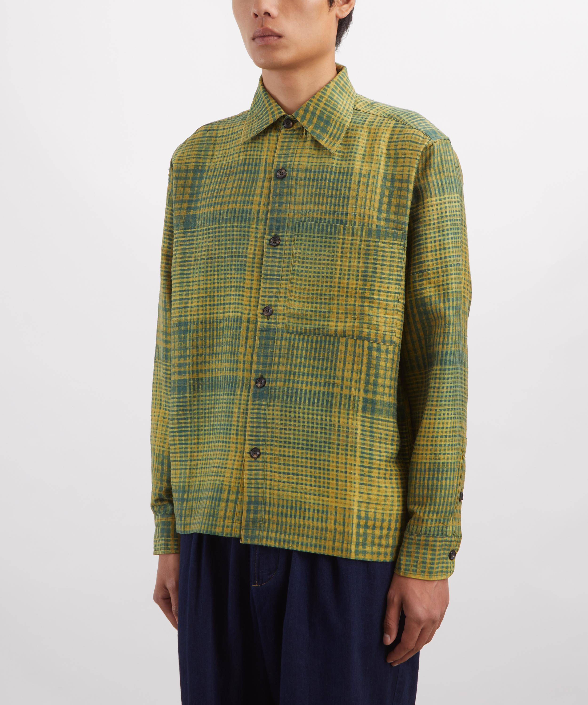 Kartik Research - Pataudi Silk Block Print Shirt image number 2