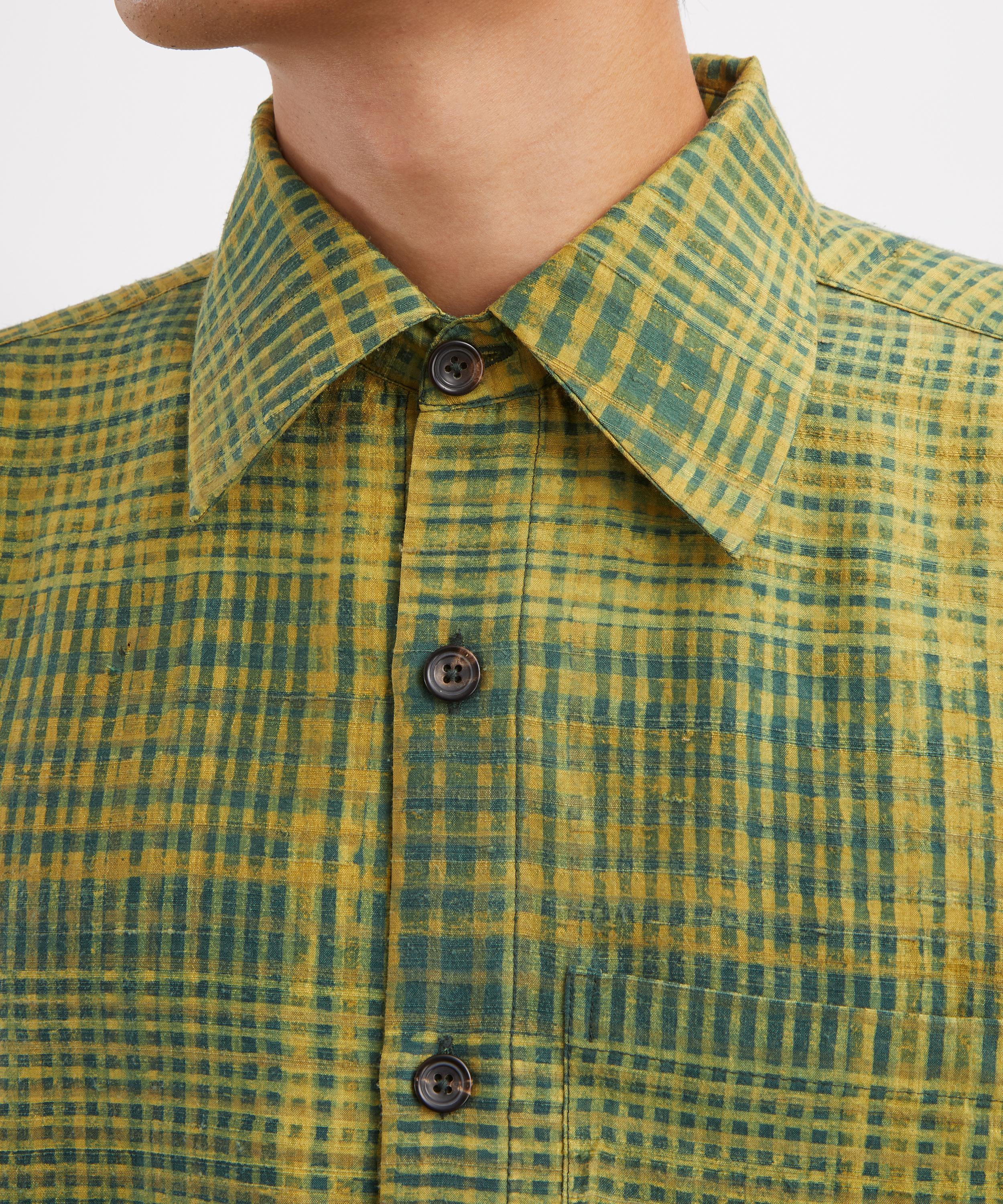 Kartik Research - Pataudi Silk Block Print Shirt image number 4