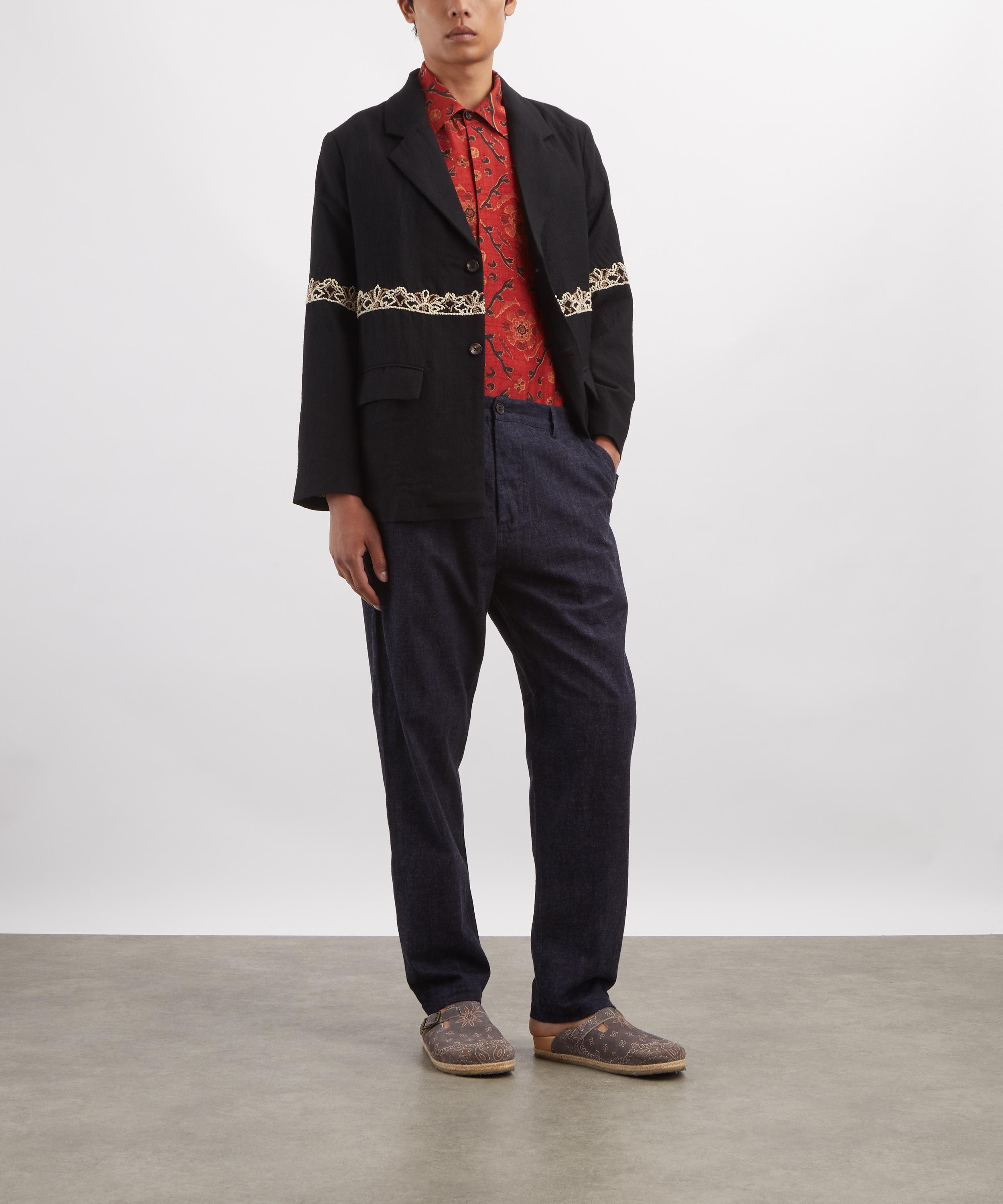 Kartik Research Silk Block Print Shirt | Liberty