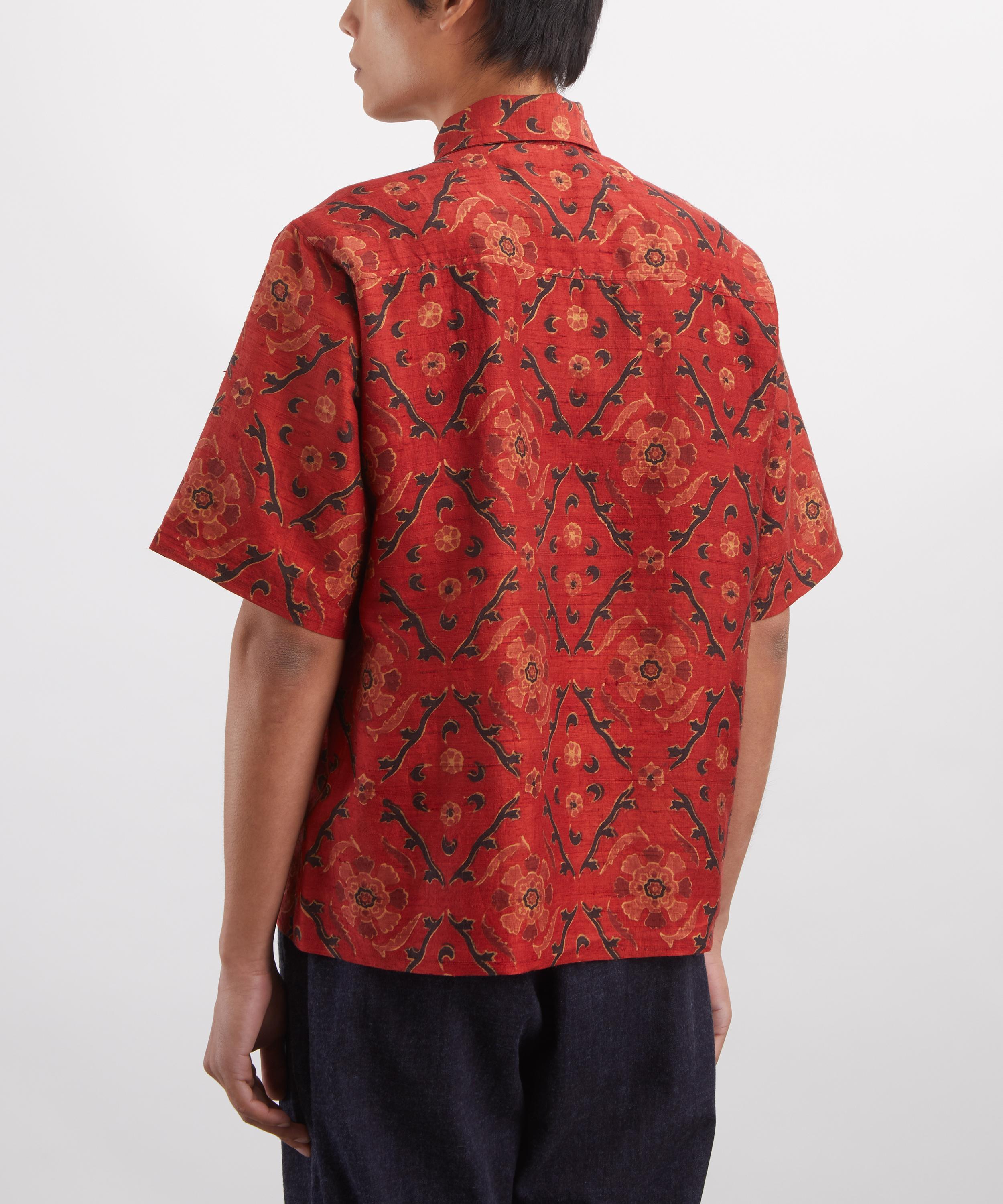 Kartik Research - Silk Block Print Shirt image number 3