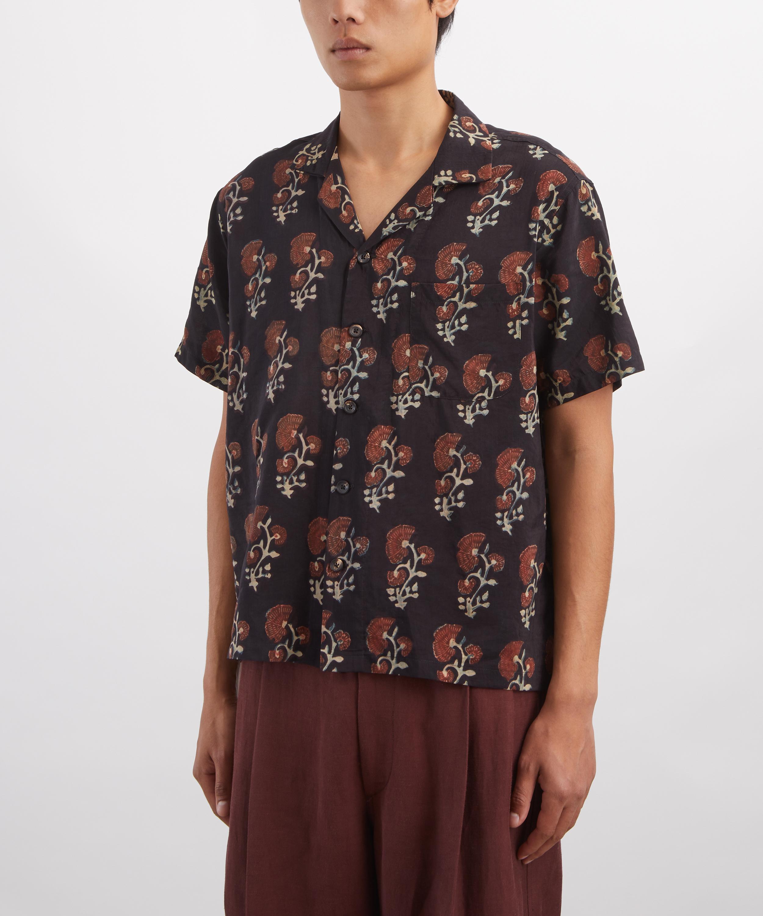 Kartik Research - Silk Block Print Shirt image number 2