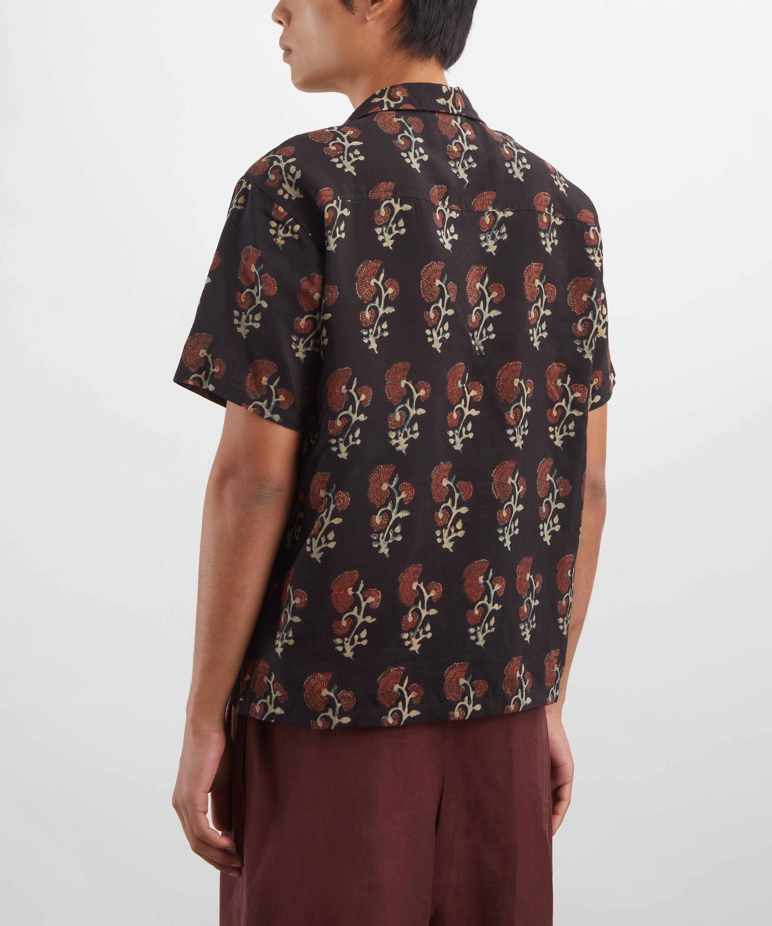 Kartik Research - Silk Block Print Shirt image number 3