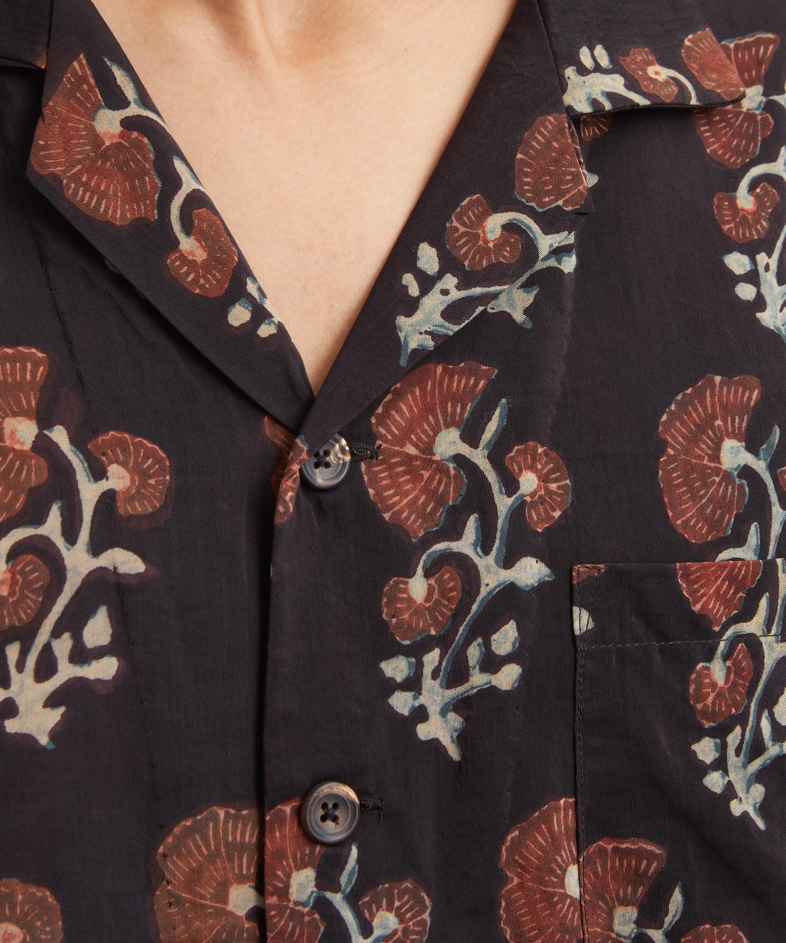 Kartik Research - Silk Block Print Shirt image number 4