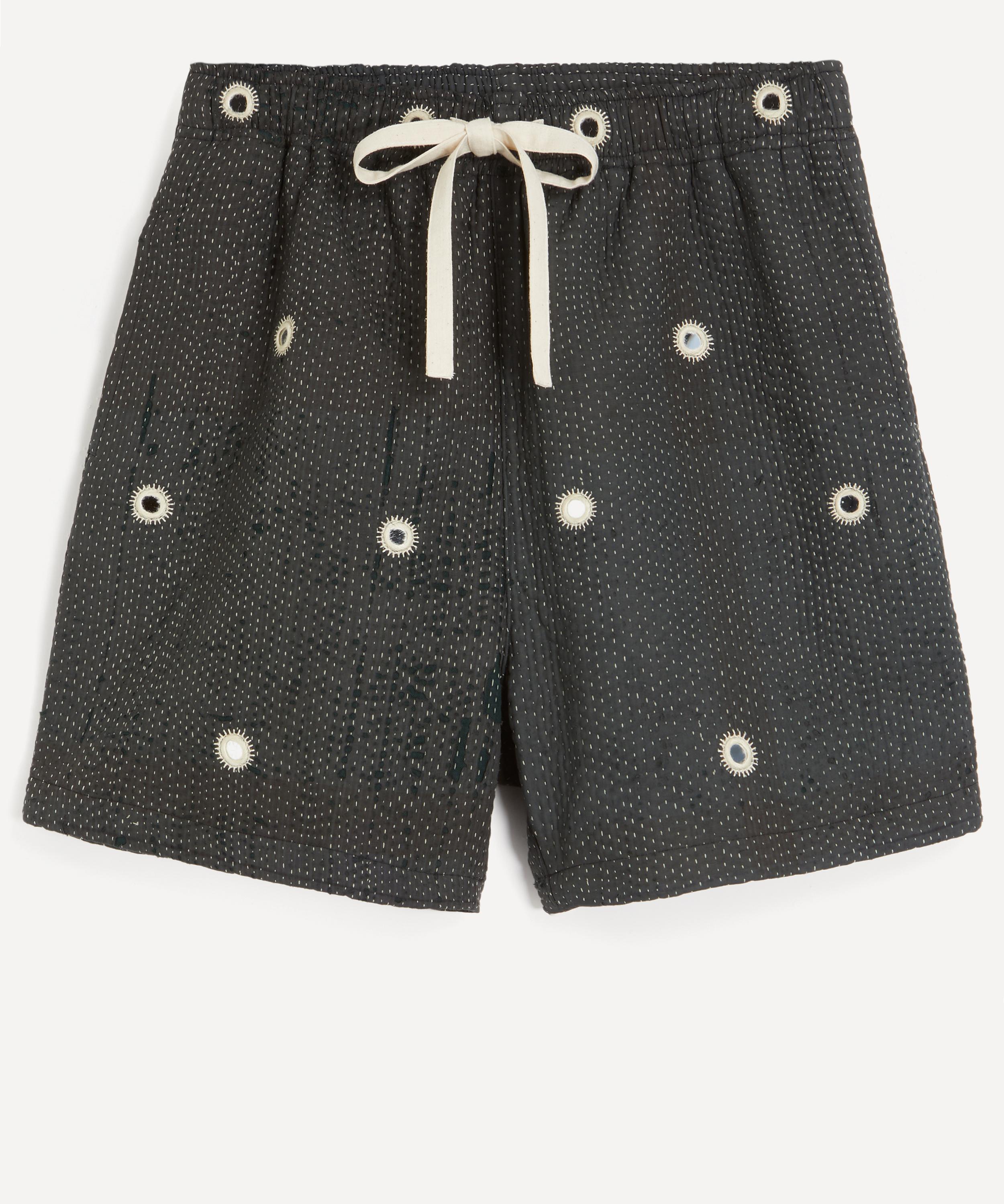 Kartik Research - Kantha Mirror Shorts