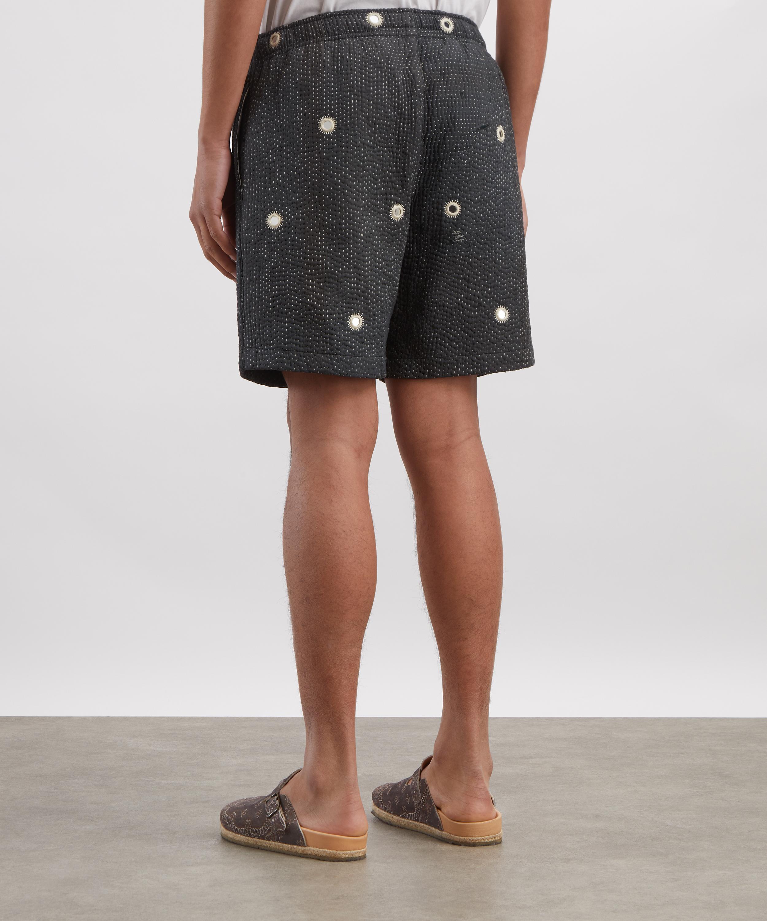 Kartik Research - Kantha Mirror Shorts image number 3