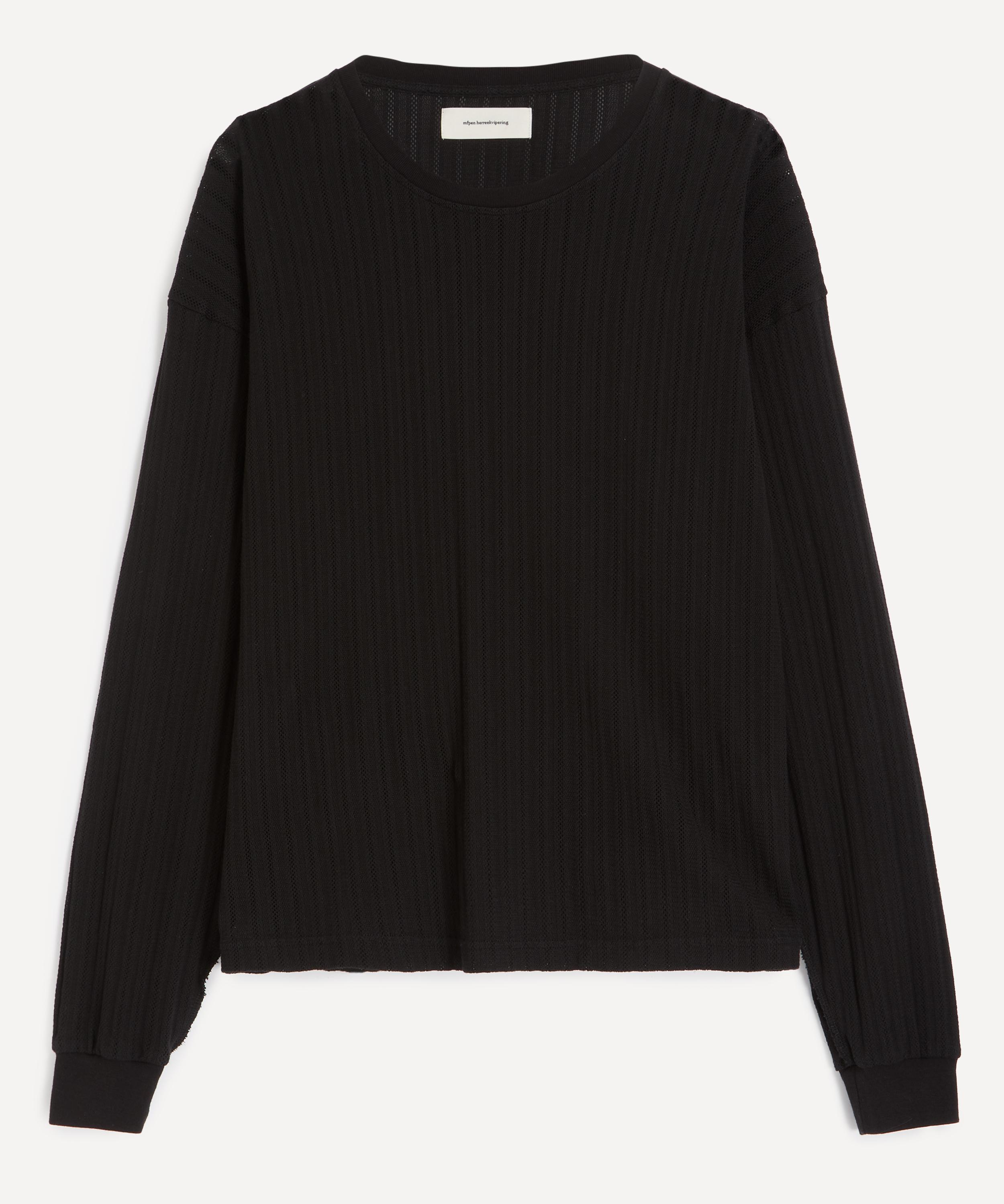 mfpen - Black Relaxed Long-Sleeve T-Shirt